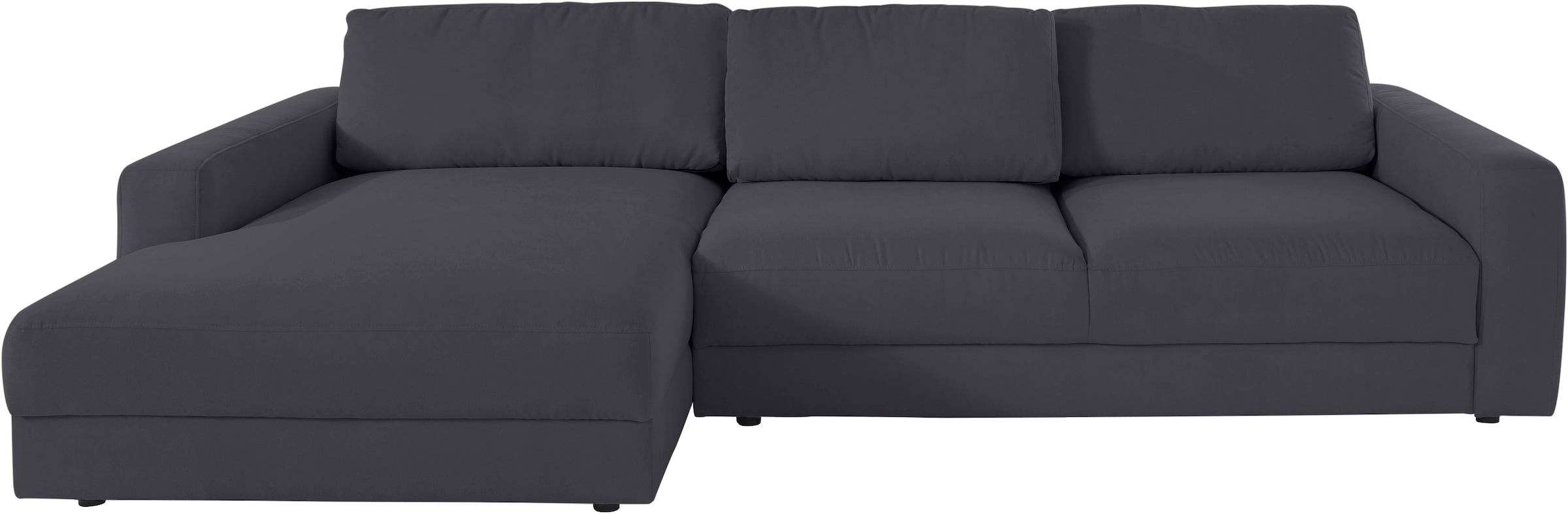 Places of Style Ecksofa »Bloomfield, L-Form«, extra tiefe Sitzfläche, wahlweise mit Sitztiefenverstellung