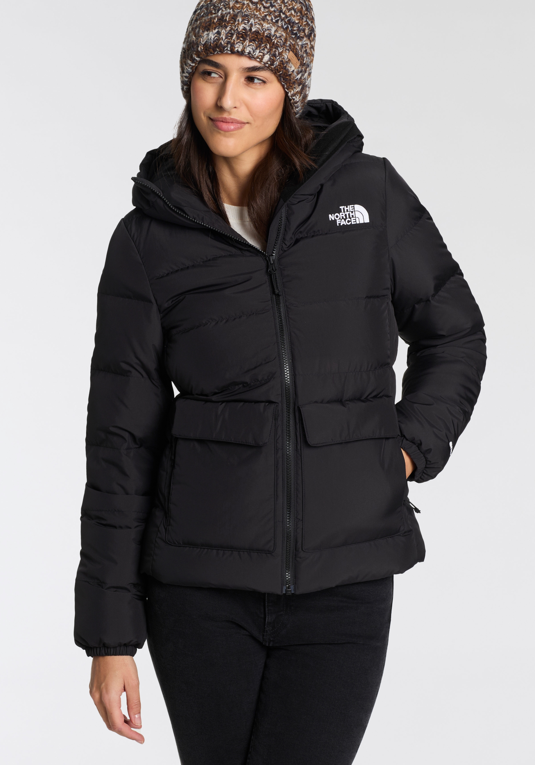 The North Face Daunenjacke "GOTHAM JACKET", mit Kapuze, WASSERABWEISEND