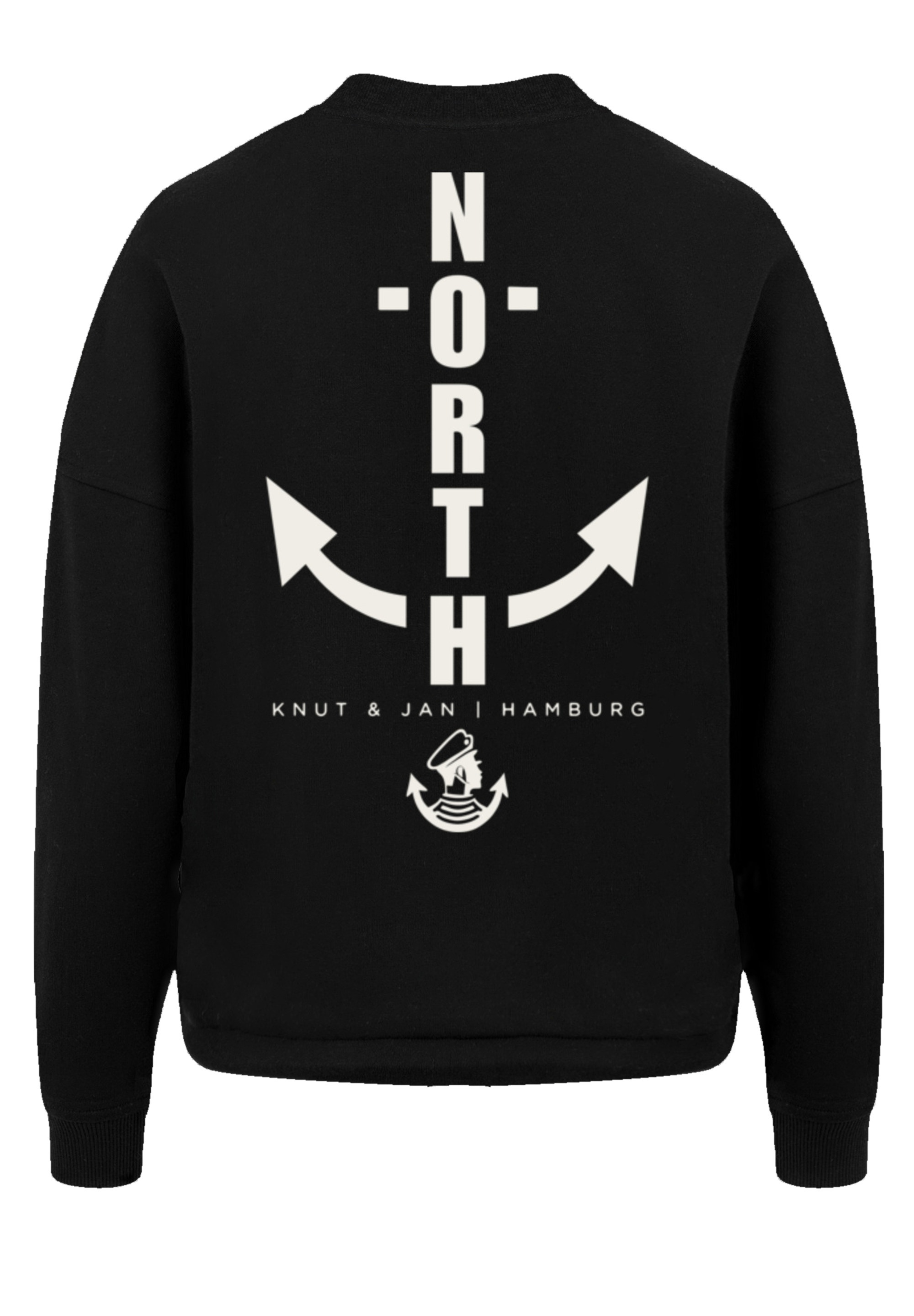 F4NT4STIC Sweatshirt »North Anchor Knut & Jan Hamburg«, Print
