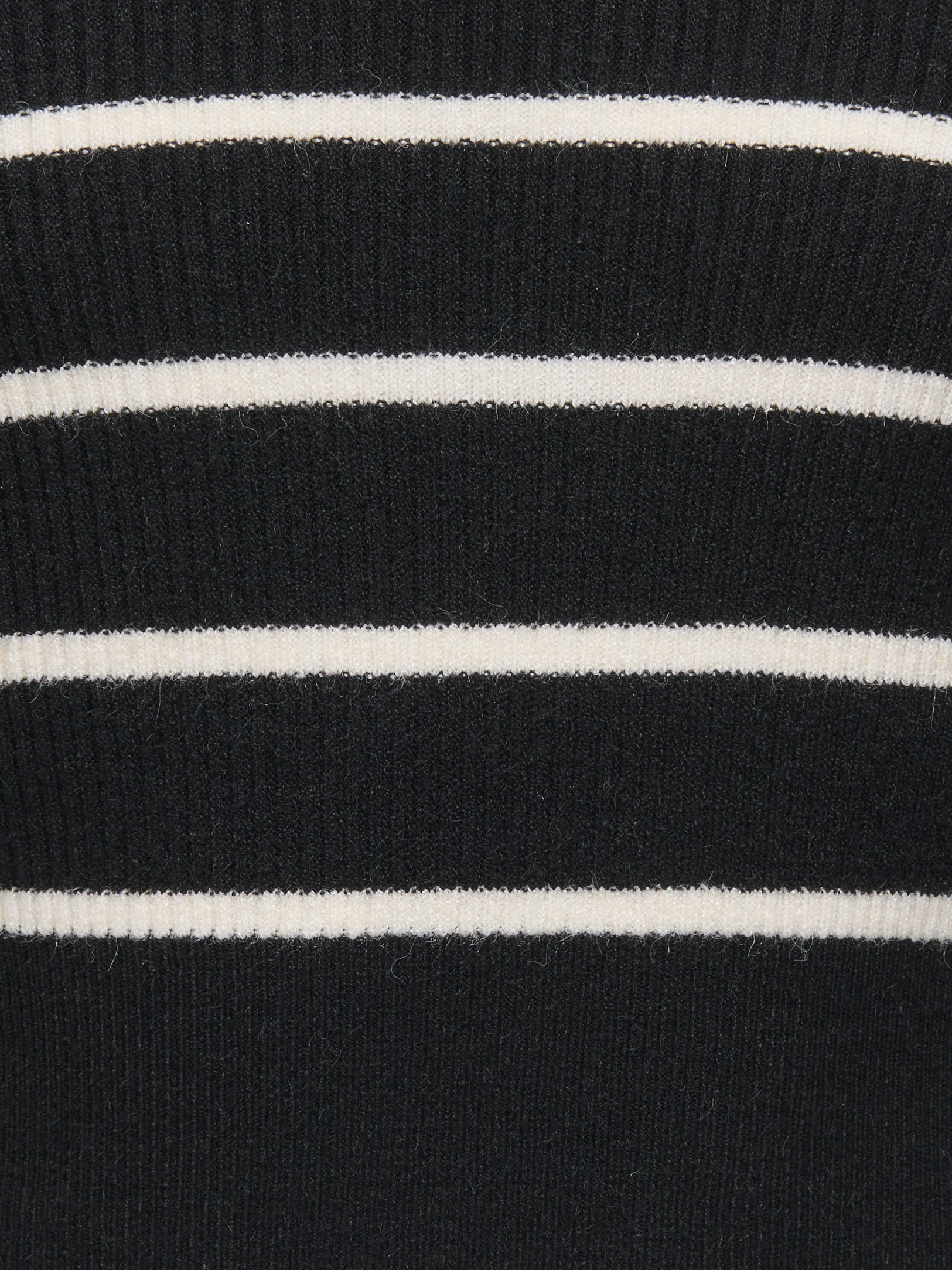 Strickpullover KIDS ONLY "KOGIBI LS O-NECK PULLOVER CP KNT NOOS", Mädchen, Gr. 134/140, weiß (schwarz stripes:weißcap gray), Strick, Obermaterial: 50% Viskose, 27% Nylon, 23% Polyester, gestreift, regular fit taillenlang, Rundhals, Bündchen, Pullover Stri 3