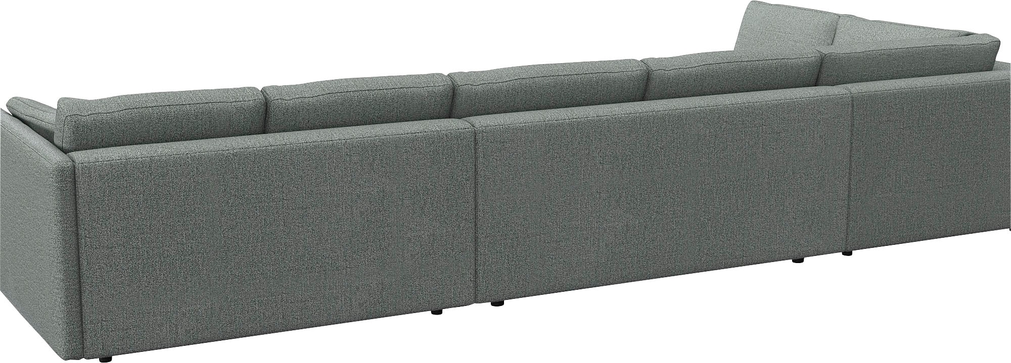 FLEXLUX Wohnlandschaft »Lovane, U-Form, bequem und komfortabel«, Weich & anschmiegsam, große Sitztiefe auf Kaltschaum, Dekokissen inkl.