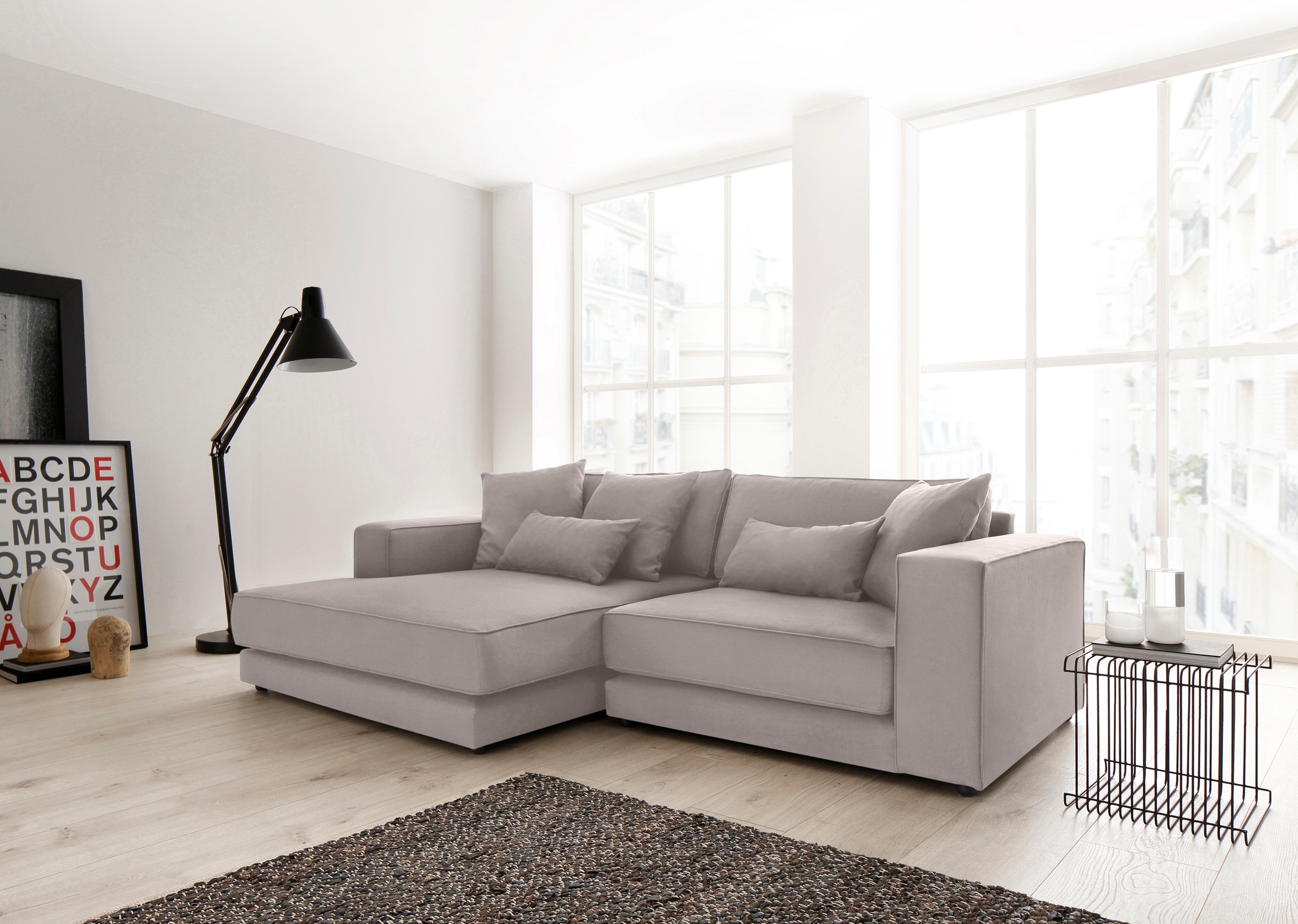 OTTO products Sofa-Eckelement "Grenette", Modulsofa, im Baumwoll-/Leinenmix günstig online kaufen