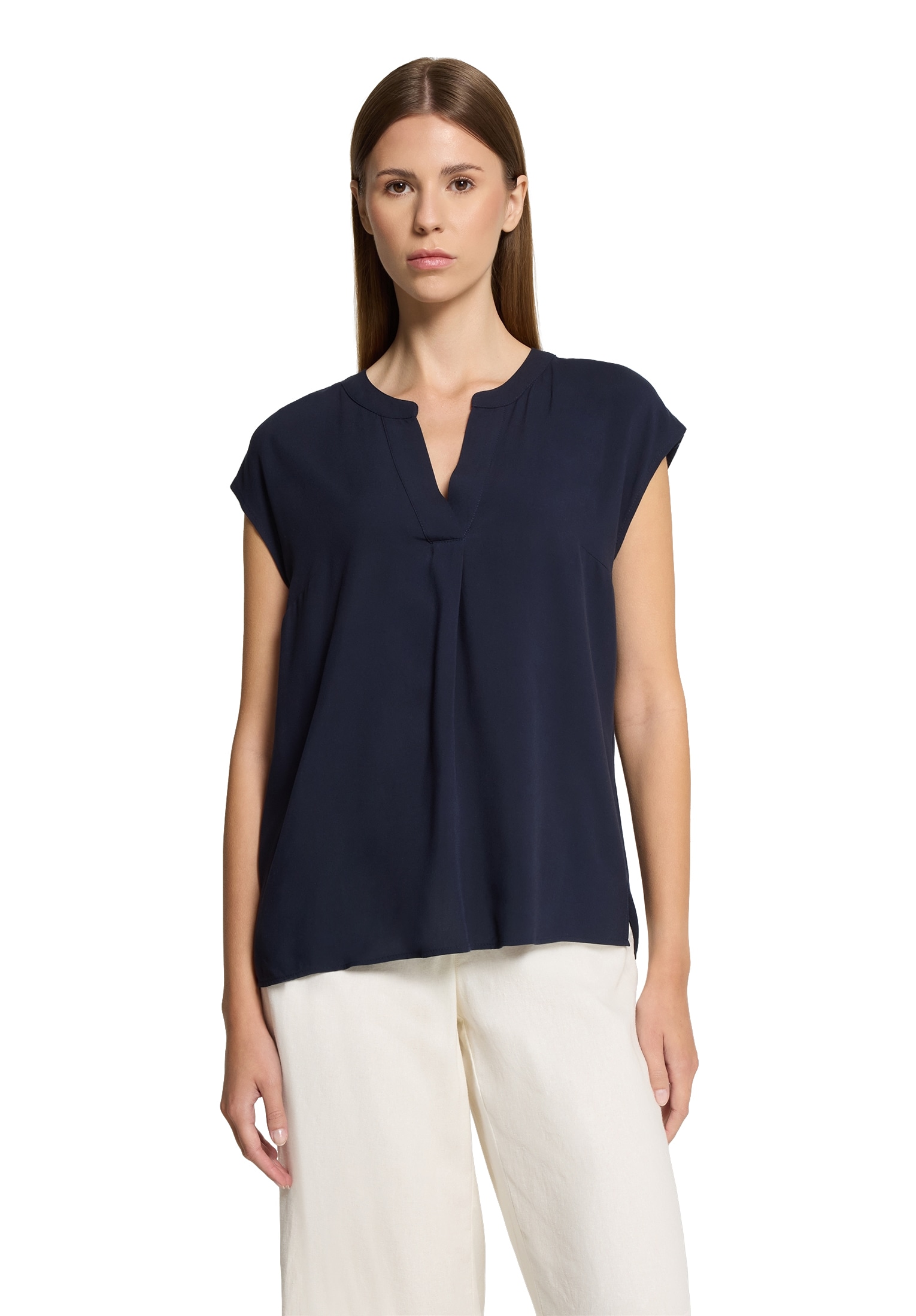Betty Barclay Schlupfbluse "Betty Barclay Damen Schlupfbluse unifarben" günstig online kaufen