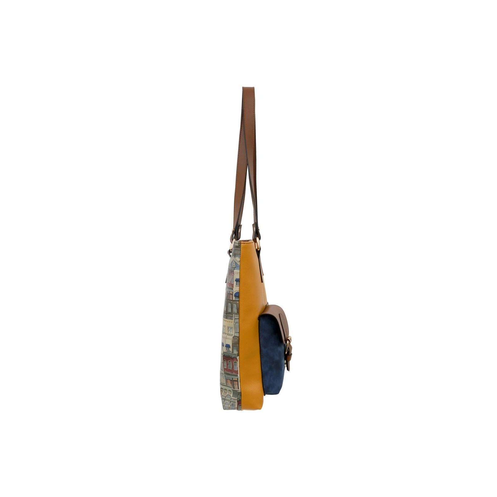 DOGO Umhängetasche "Multi Pocket Bag Paperflower Damen Handtaschen (Fashion günstig online kaufen