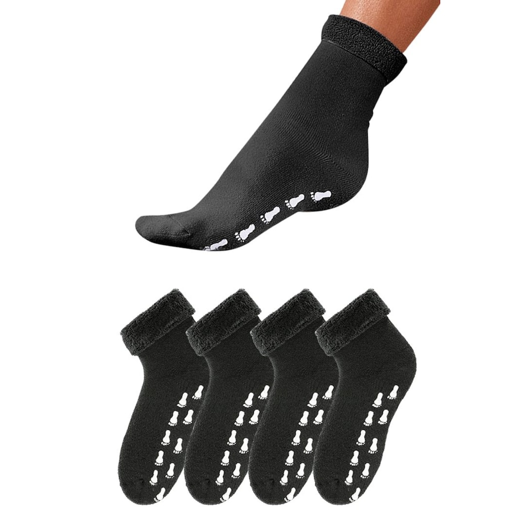 Go in ABS-Socken, (Set, 4 Paar)