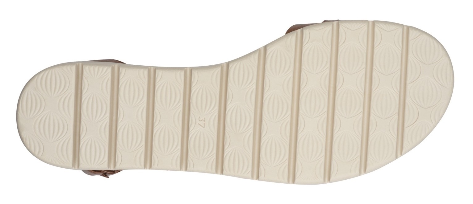 Thumbnail - MARCO TOZZI Riemchensandale, Keilabsatz, Sommerschuh, Sandalette, mit Zierkette Ton in Ton