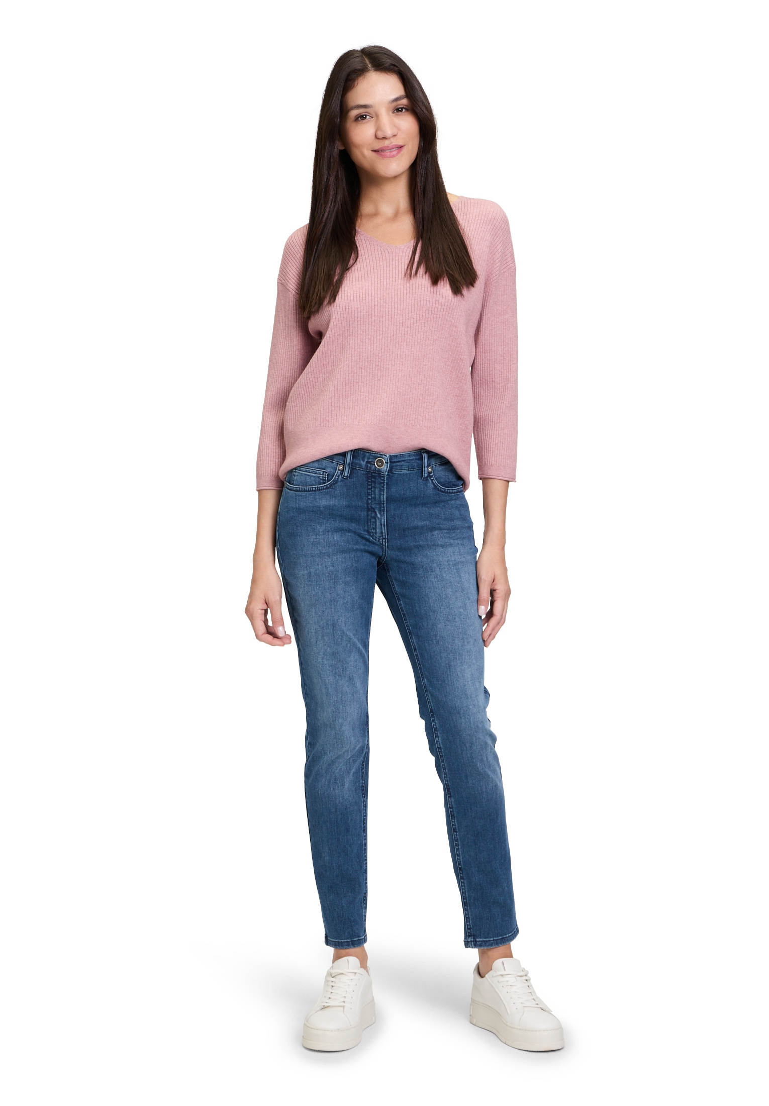 Betty Barclay Strickpullover »Betty Barclay Feinstrickpullover mit V-Ausschnitt«, (1 tlg.), Struktur