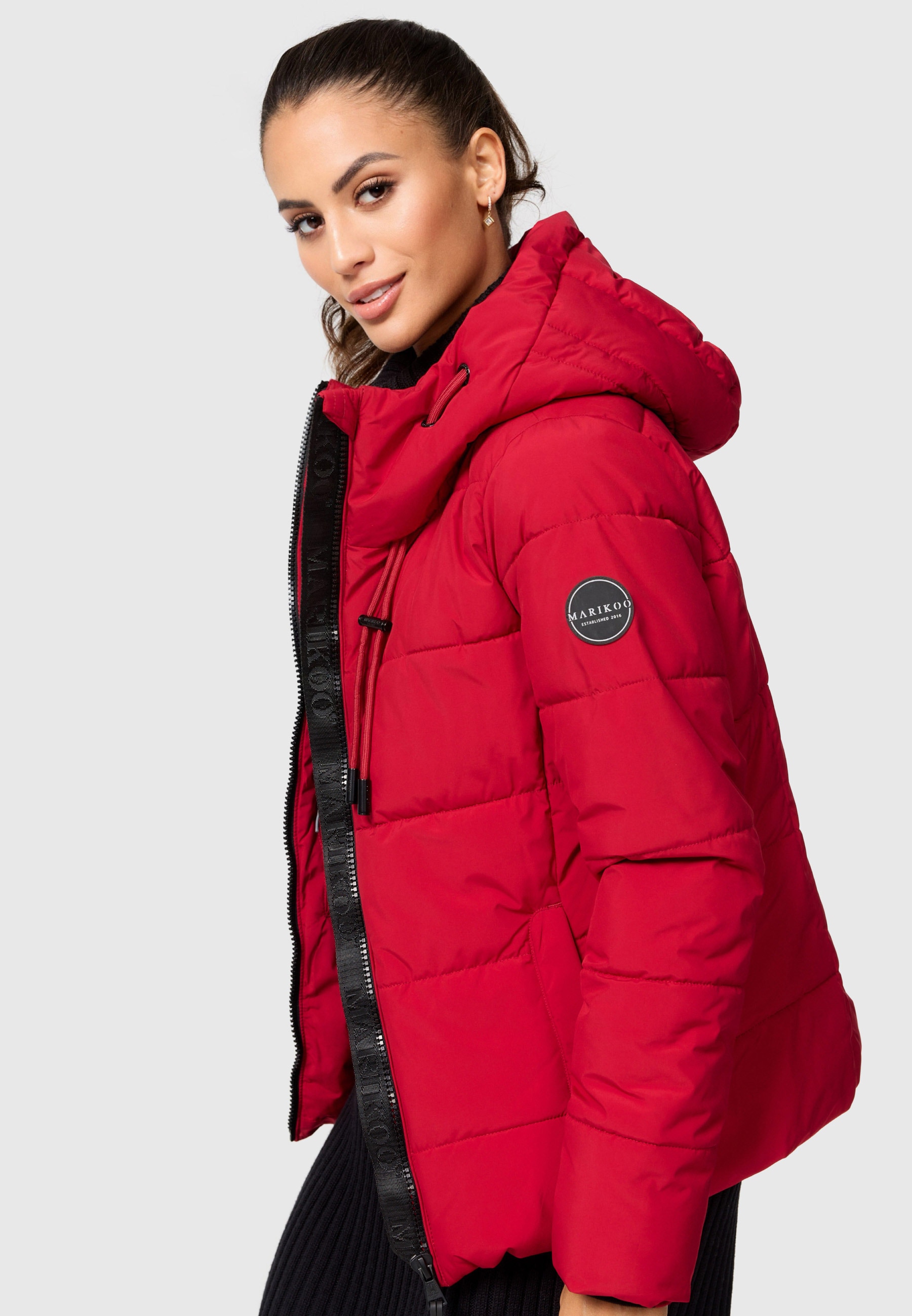 Marikoo Winterjacke »Shimoaa XVI«, Mit breiter Steppung und großer Kapuze