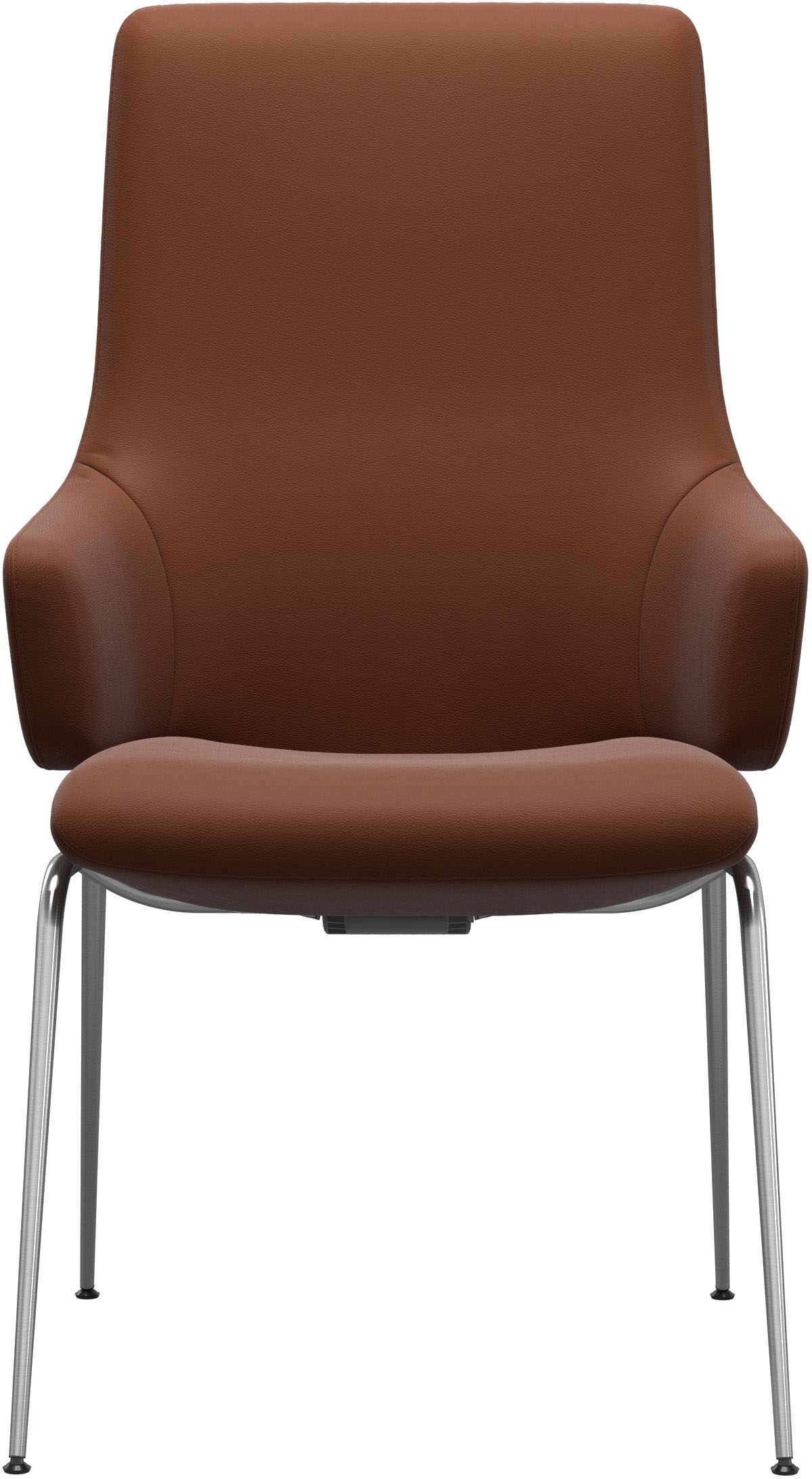 Stressless® Polsterstuhl »Laurel«, Leder PALOMA, High Back mit Armlehne, Größe L, mit Beinen aus Stahl in Chrom matt