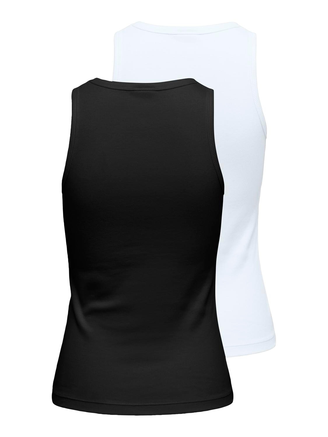 ONLY Tanktop »ONLSALLY TANK TOP 2 PACK CS JRS« Packung, 2er-Pack, 2