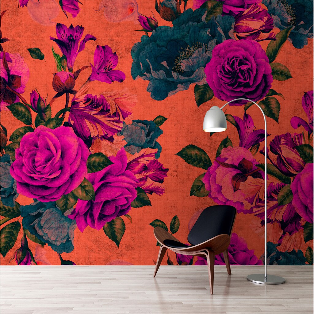 living walls Fototapete »Walls by Patel Spanish Rose 2«