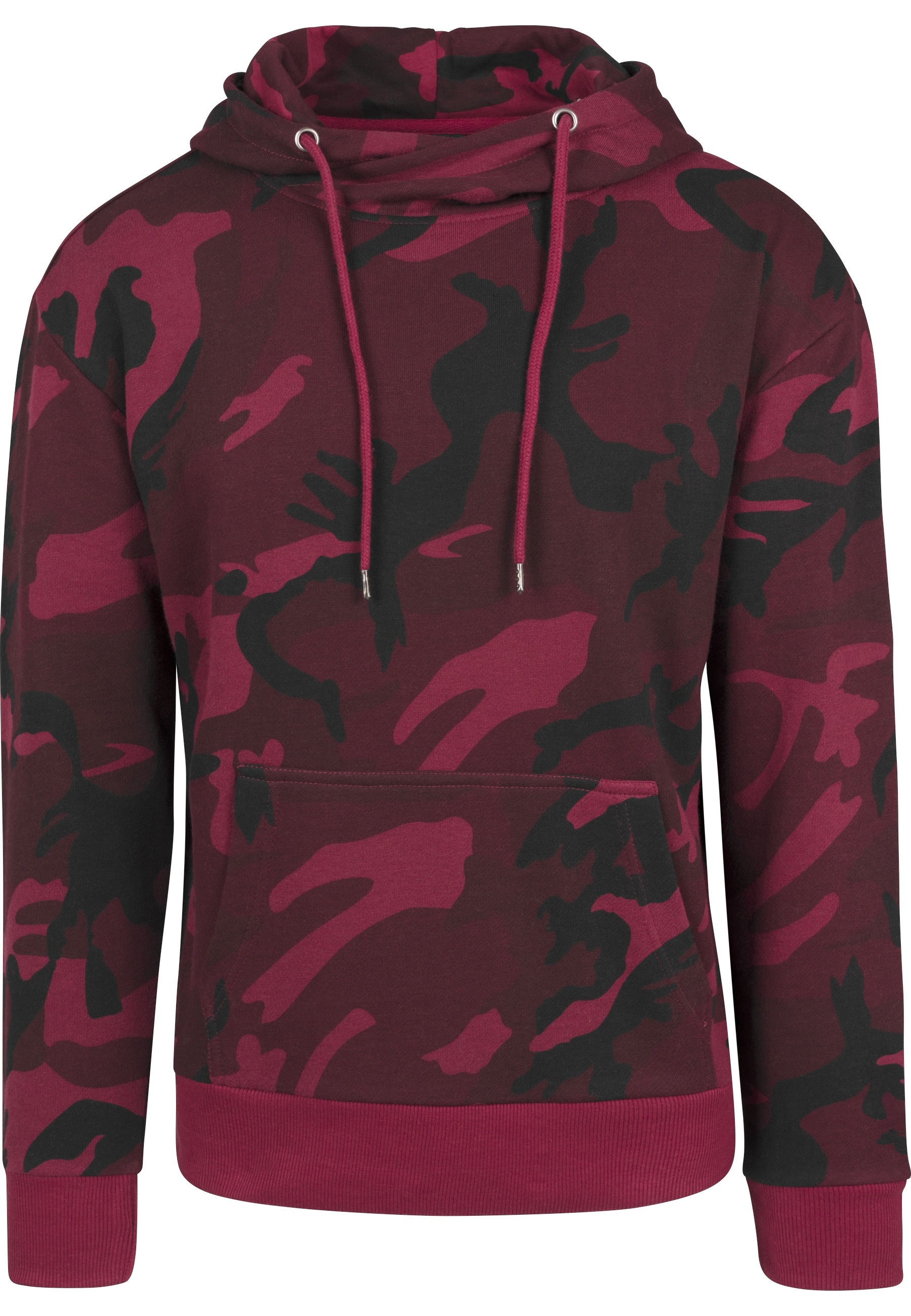 URBAN CLASSICS Rundhalspullover »Urban Classics Herren High Neck Camo Hoody« 1