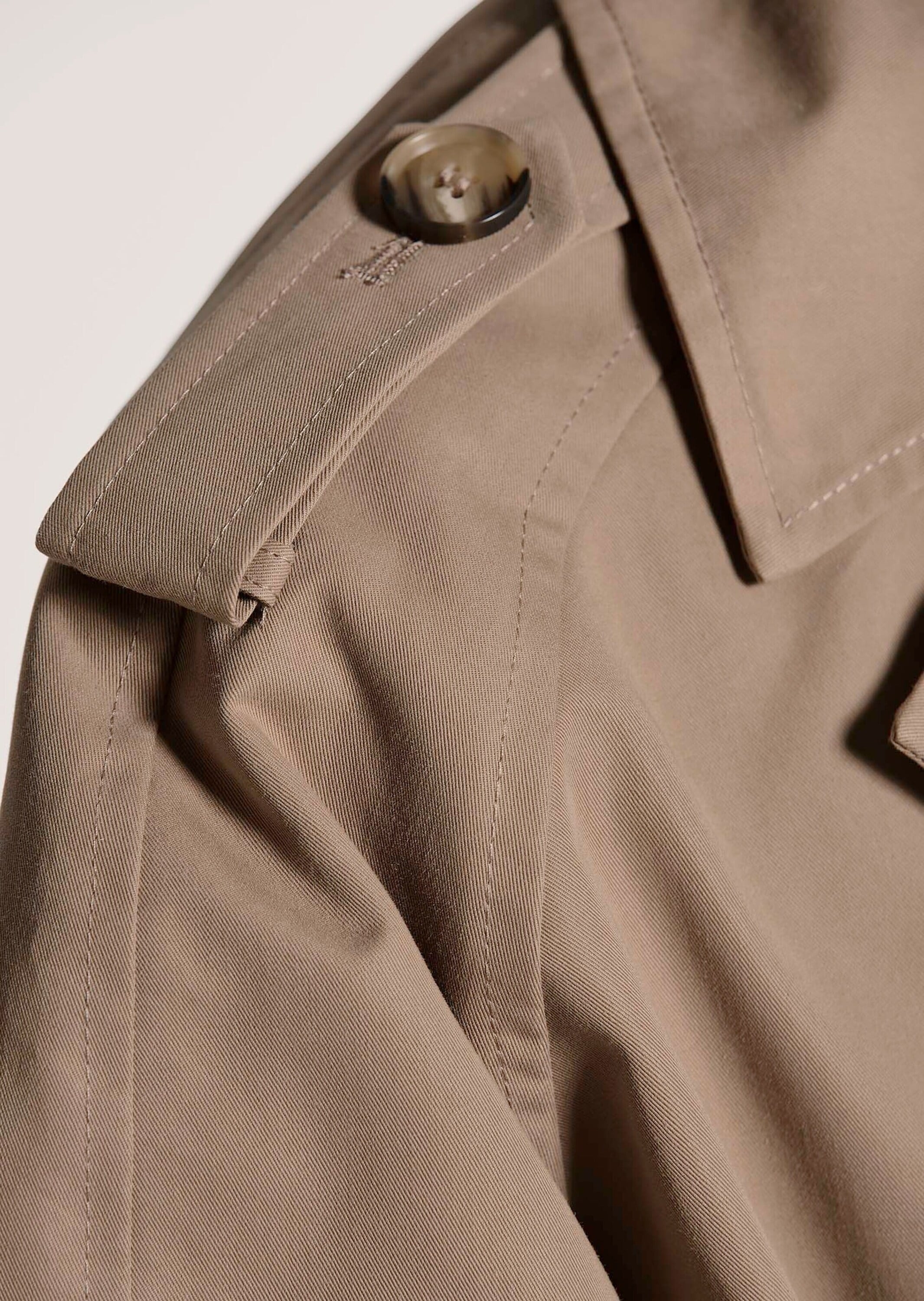 MADELEINE Kurzjacke »Trenchcoat Kurzjacke mit Reverskragen« Saumriegel