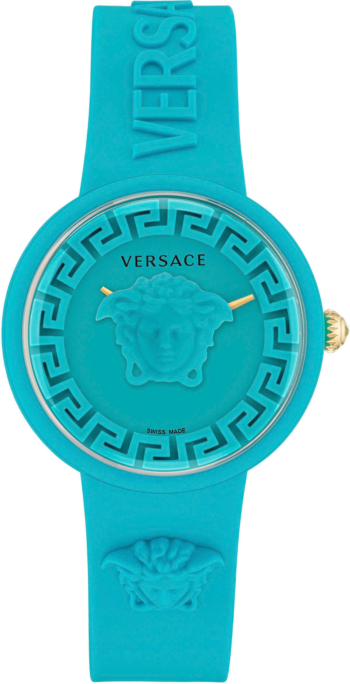 Versace Quarzuhr »MEDUSA POP, VE6G00423«, Armbanduhr, Damenuhr, Saphirglas, Swiss Made, analog