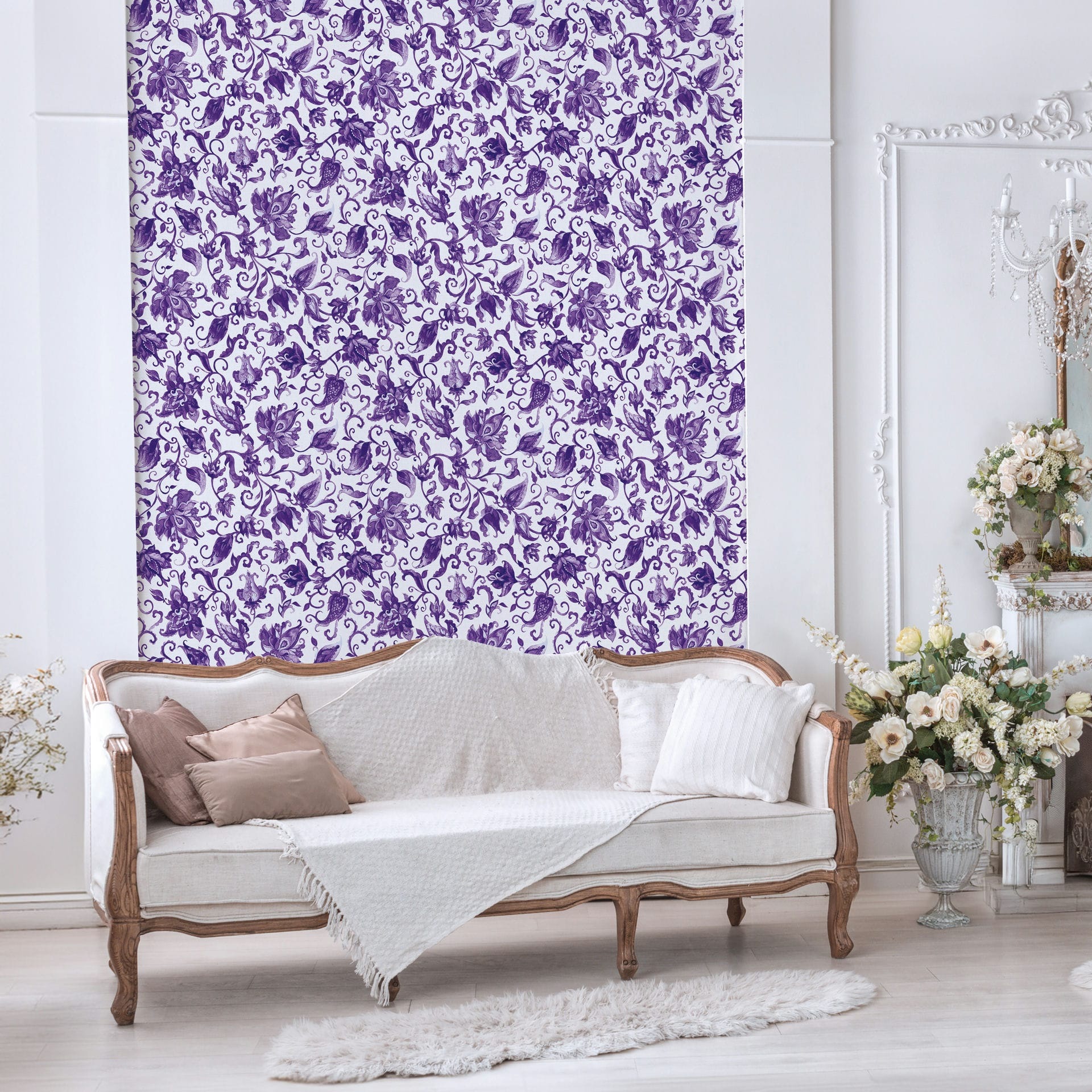 Marburg Vliestapete »Stille Kron« floral für Wohnzimmer Schlafzimmer Küche