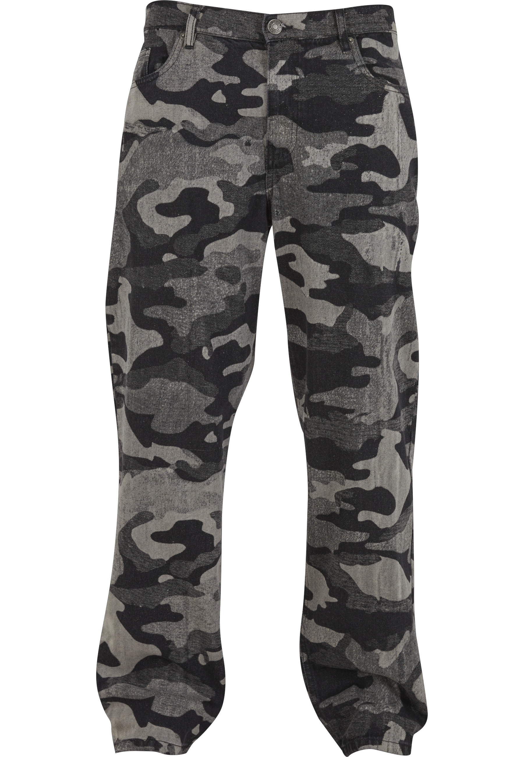 URBAN CLASSICS Cargojeans "Urban Classics Laser Camo Printed Jeans" günstig online kaufen