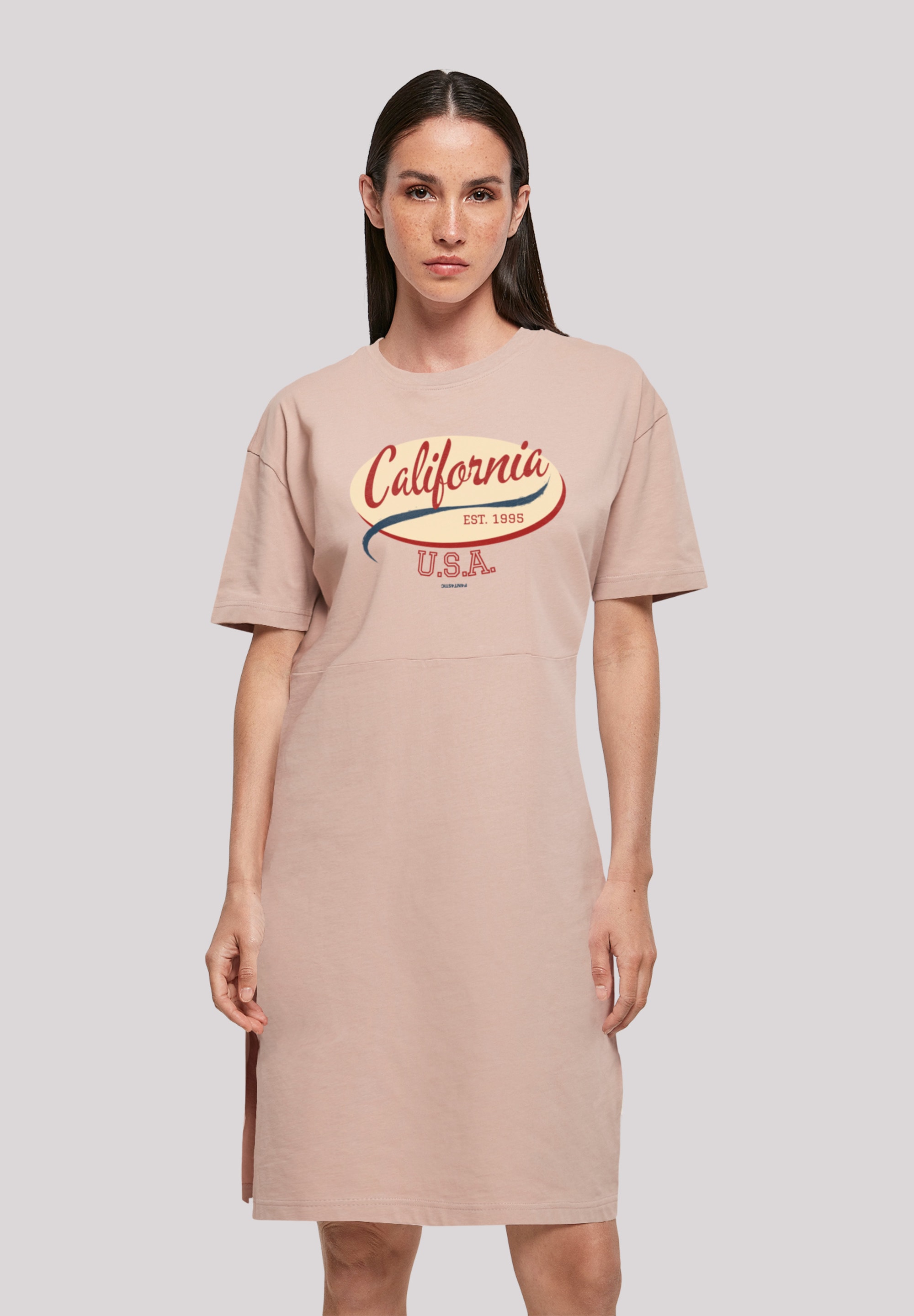 F4NT4STIC Shirtkleid "California" Ohne Taschen Print günstig online kaufen