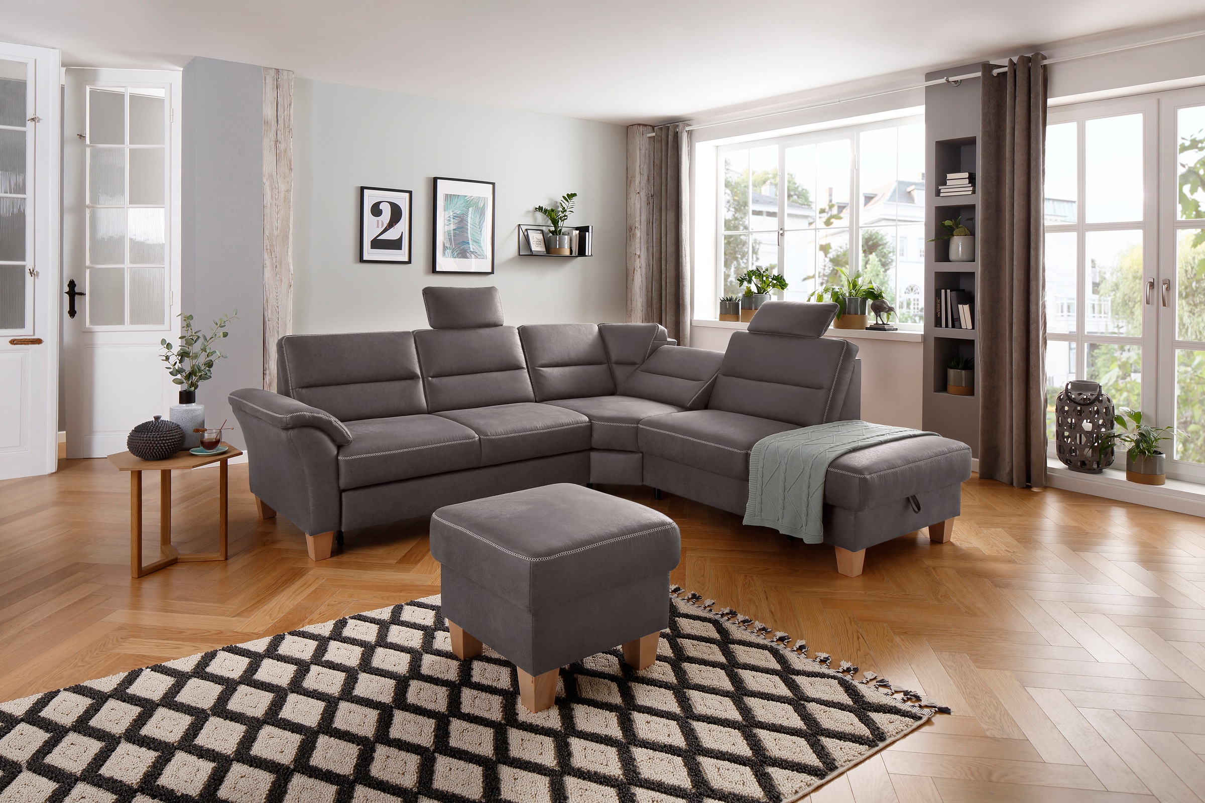 Home affaire Hocker "Soleo", (Soleo V), passend zum "Solea"-Ecksofa günstig online kaufen