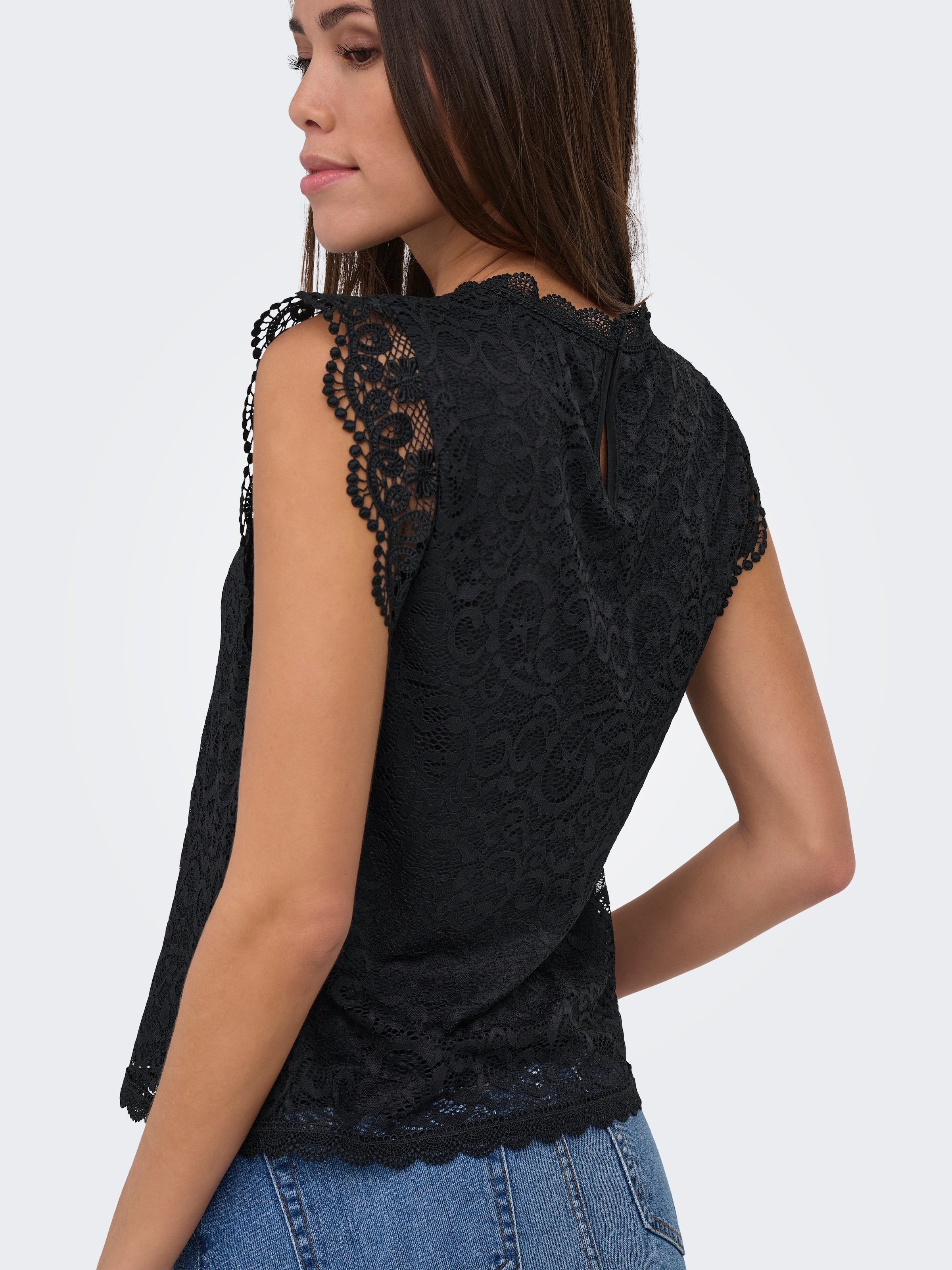 JDY Spitzenshirt »JDYLOTAS S/L LACE TOP JRS«