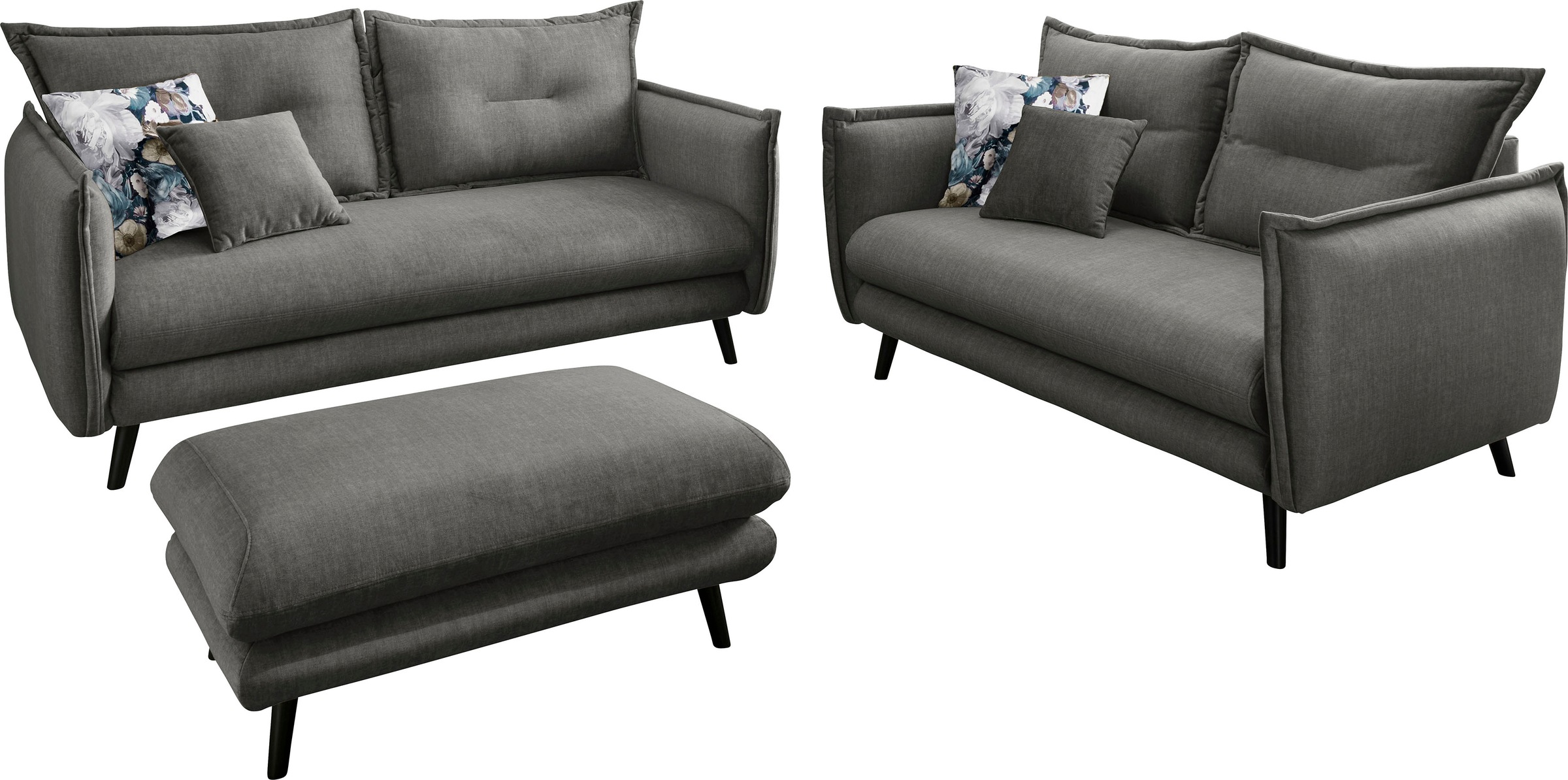 Home affaire 3-Sitzer "Lazio" inklusive 1 Stk. Wende- und 1 Stk. Zierkissen günstig online kaufen