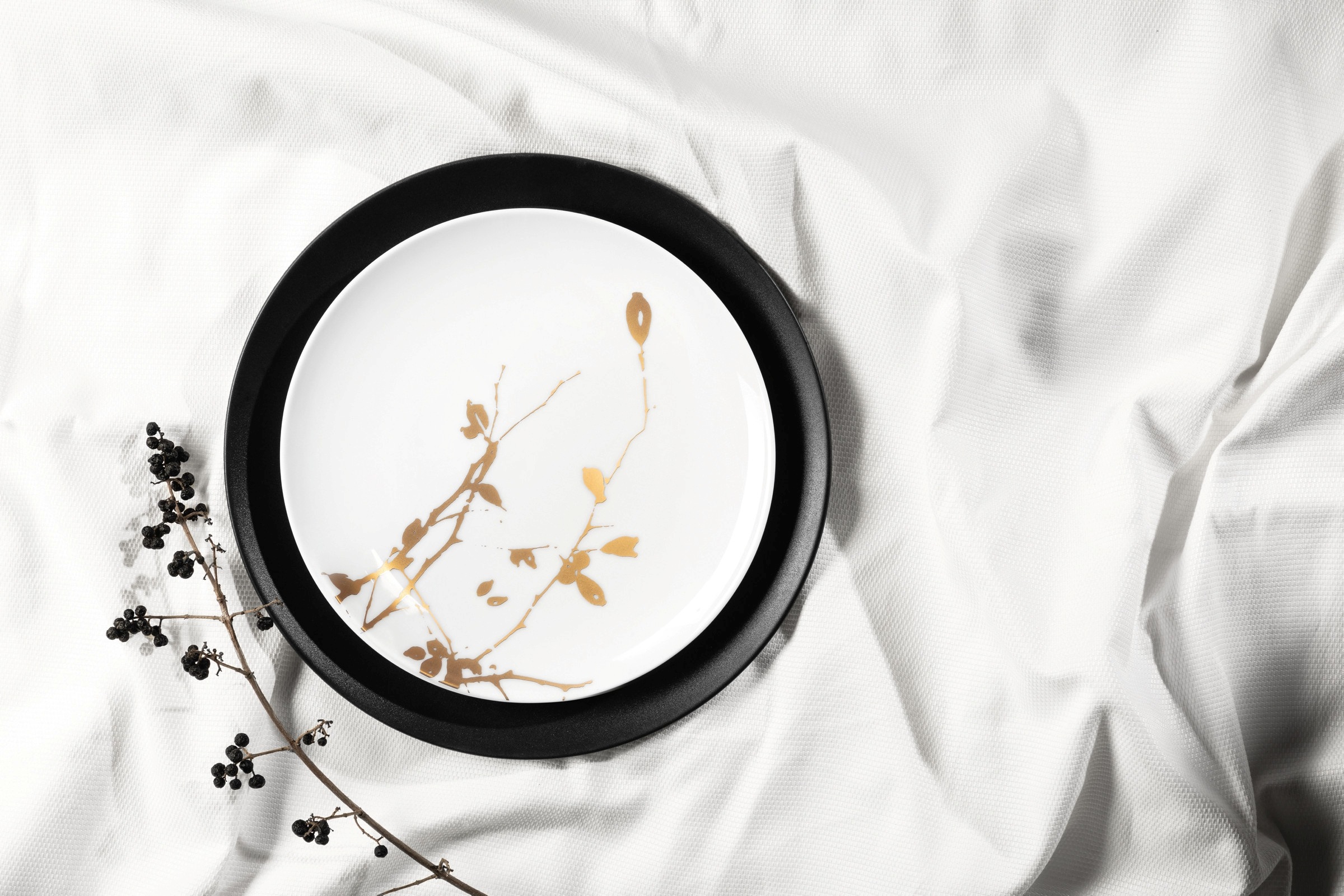 Thumbnail - Seltmann Weiden Frühstücksteller "Liberty - Golden Rose Hip" Teller rund 22,5 cm