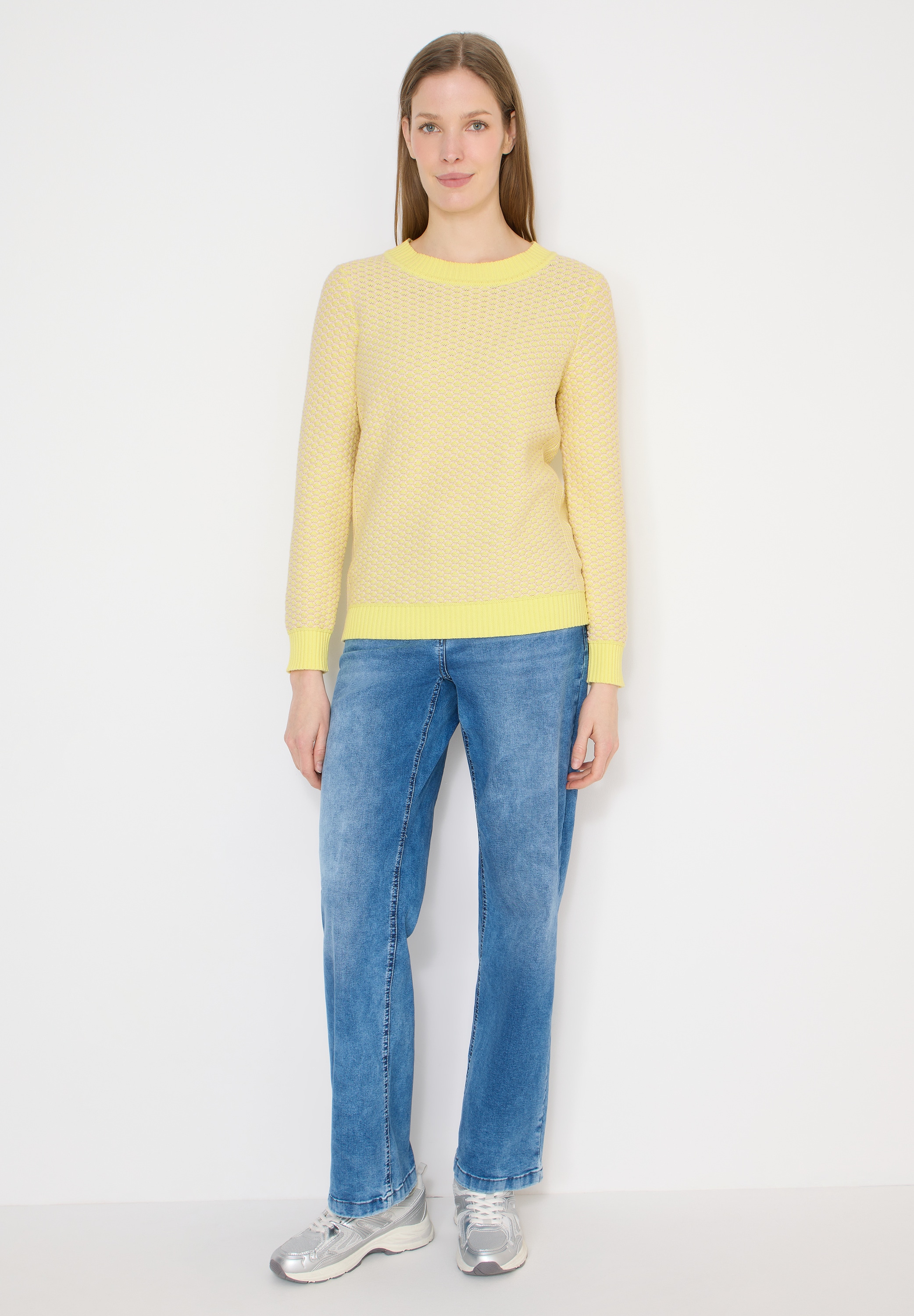 Cecil Strickpullover aus reiner Baumwolle