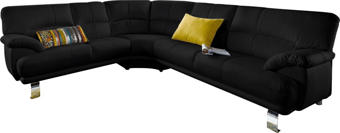 TRENDMANUFAKTUR Ecksofa »Cecilia in italienischem Design, modern und komfortabel,...