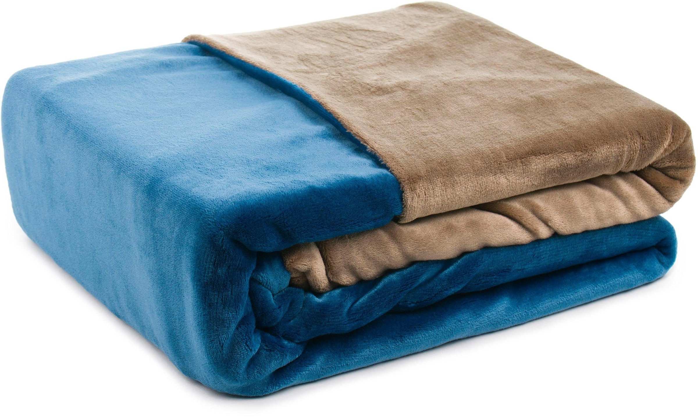 Gözze Wendebettwäsche »Superflausch«, (2 tlg.), in Microfaser Qualität, 100% Polyester, Bett- und Kopfkissenbezug mit Reißverschluss, Wende Design, wärmende Winterbettwäsche.