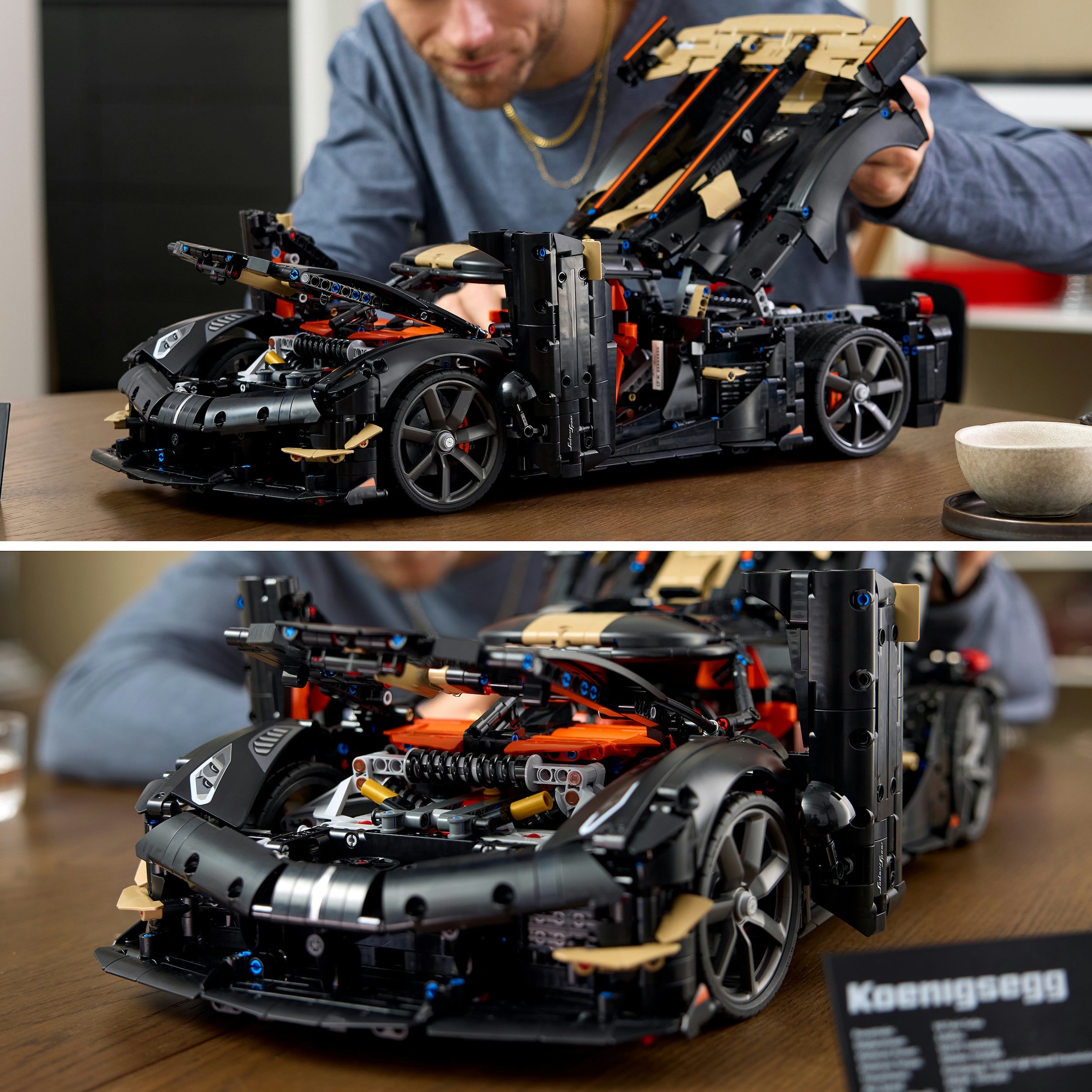 LEGO® Konstruktionsspielsteine »Koenigsegg Sadair's Spear Hypercar (42232), LEGO Technic« Made in Europe