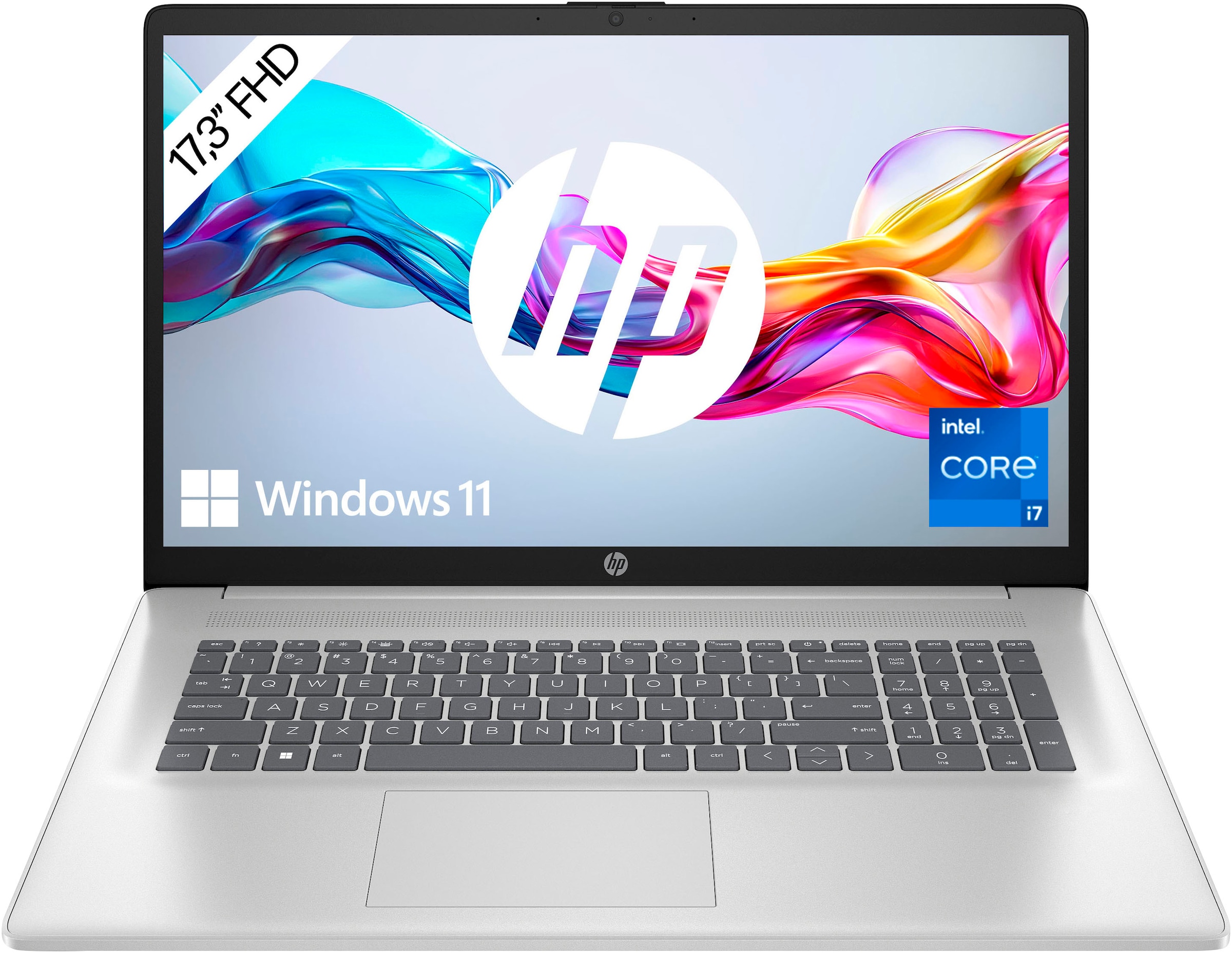 HP Notebook »17-cn3275ng«, 43,9 cm, / 17,3 Zoll, Intel, Core i7, Iris Xe Graphics, 512 GB SSD