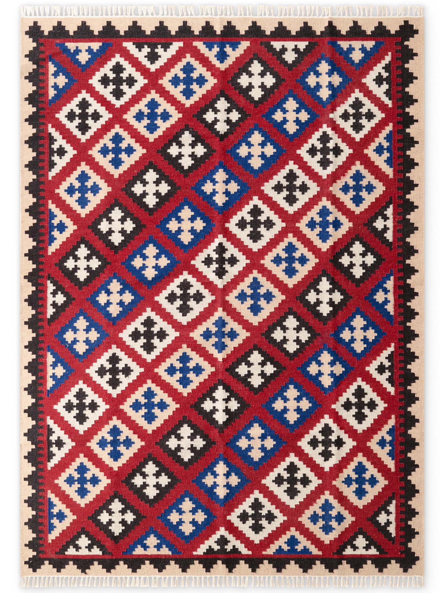 HANSE Home Teppich "Kelim Rami" rechteckig 3 mm Höhe Wolle, Baumwolle, Natu günstig online kaufen