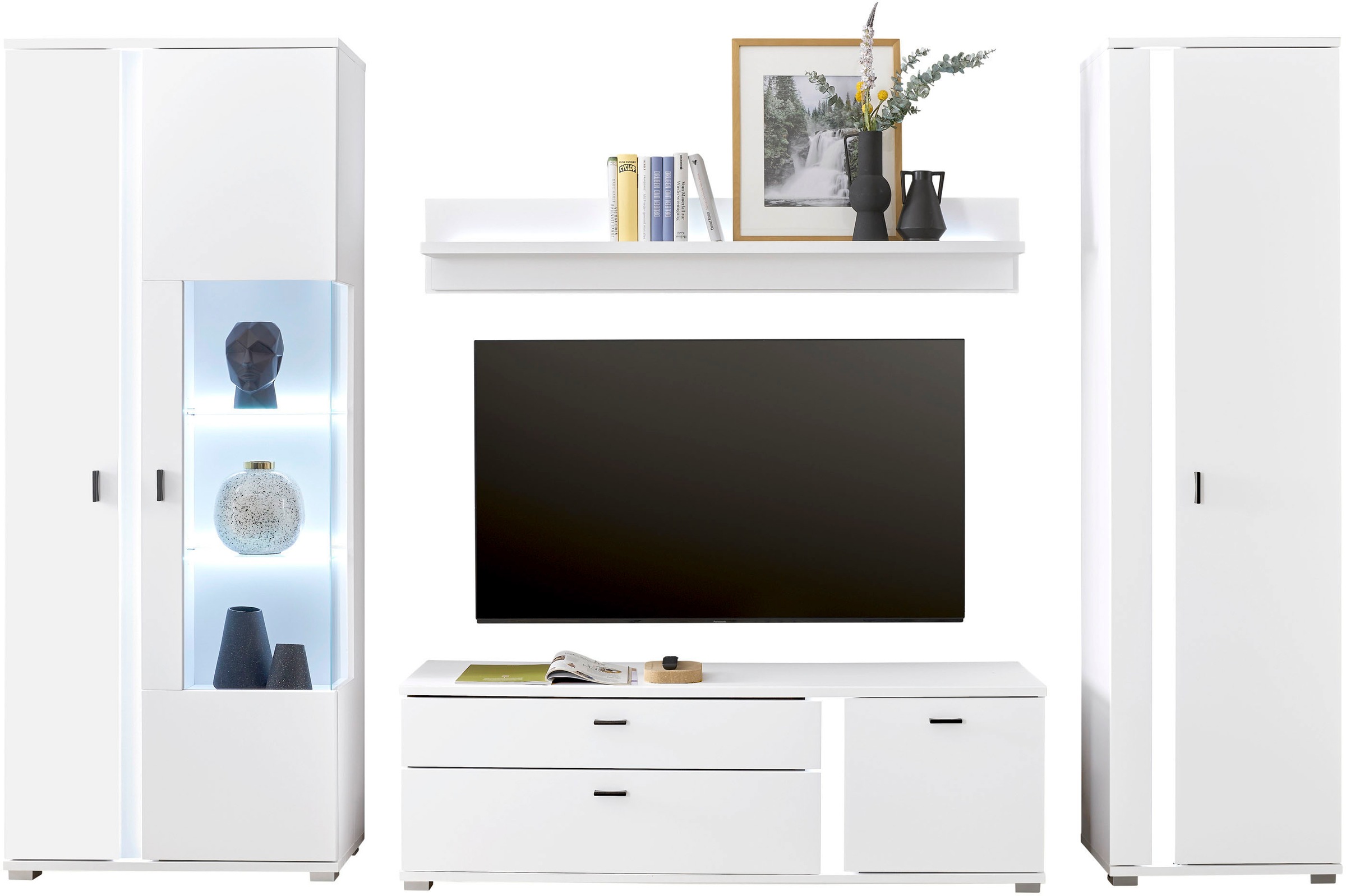 Home affaire Wohnwand "LONG ISLAND" Set, 4 Stk. tlg. günstig online kaufen