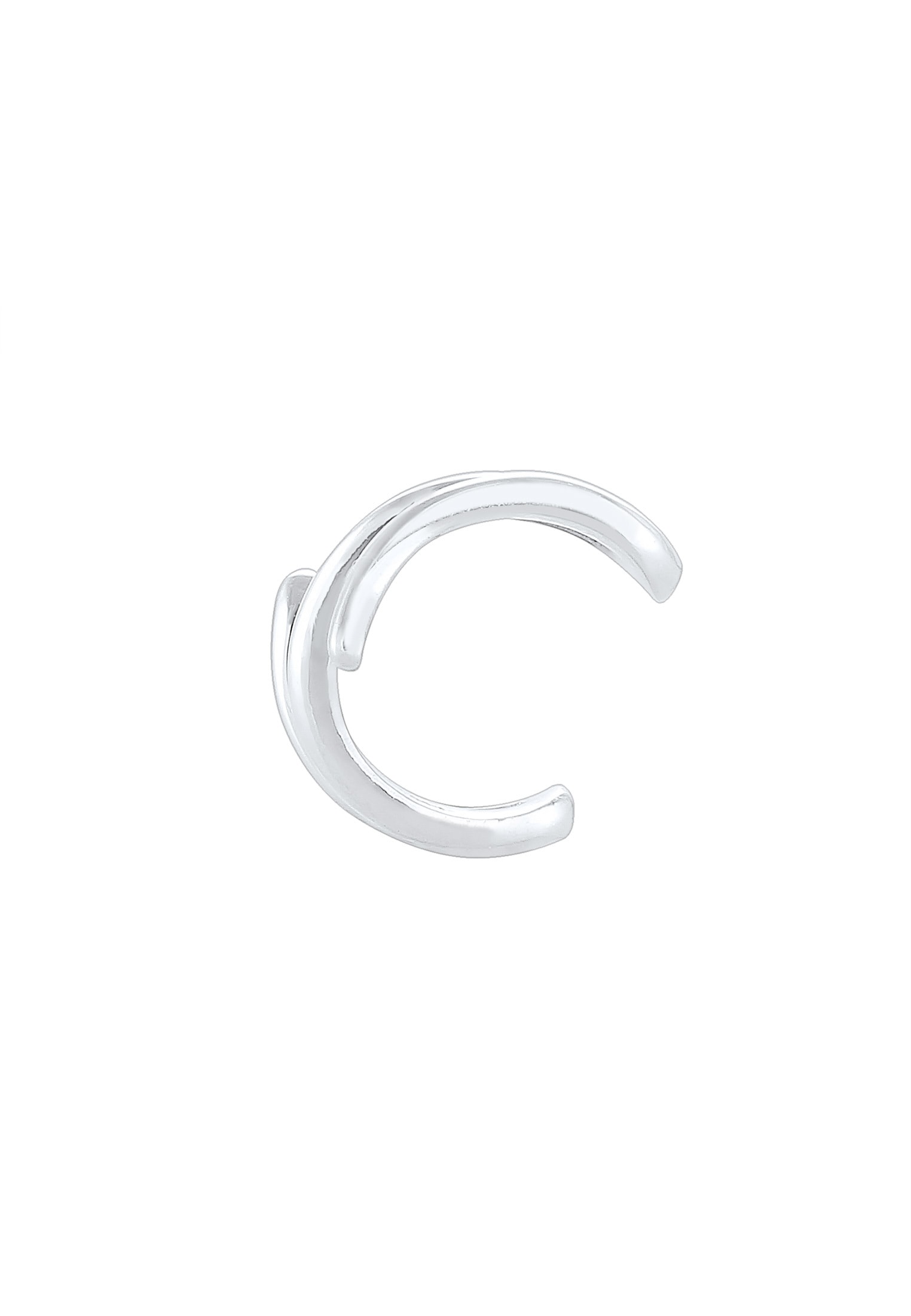 Elli Single-Ohrhaken »Earcuff Ohrklemme Welle 925er Silber«