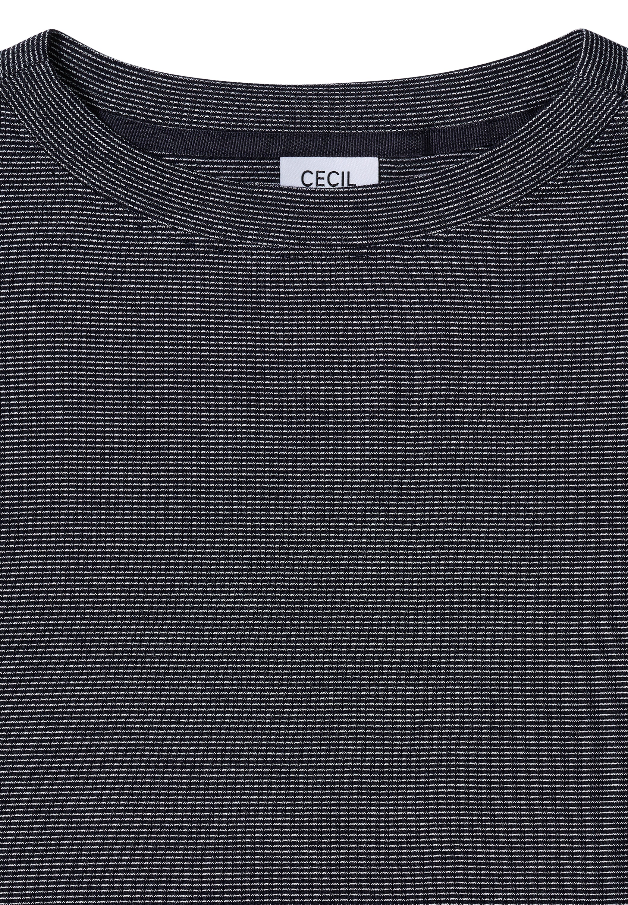 Cecil Langarmshirt aus Baumwolle mit Stretchante