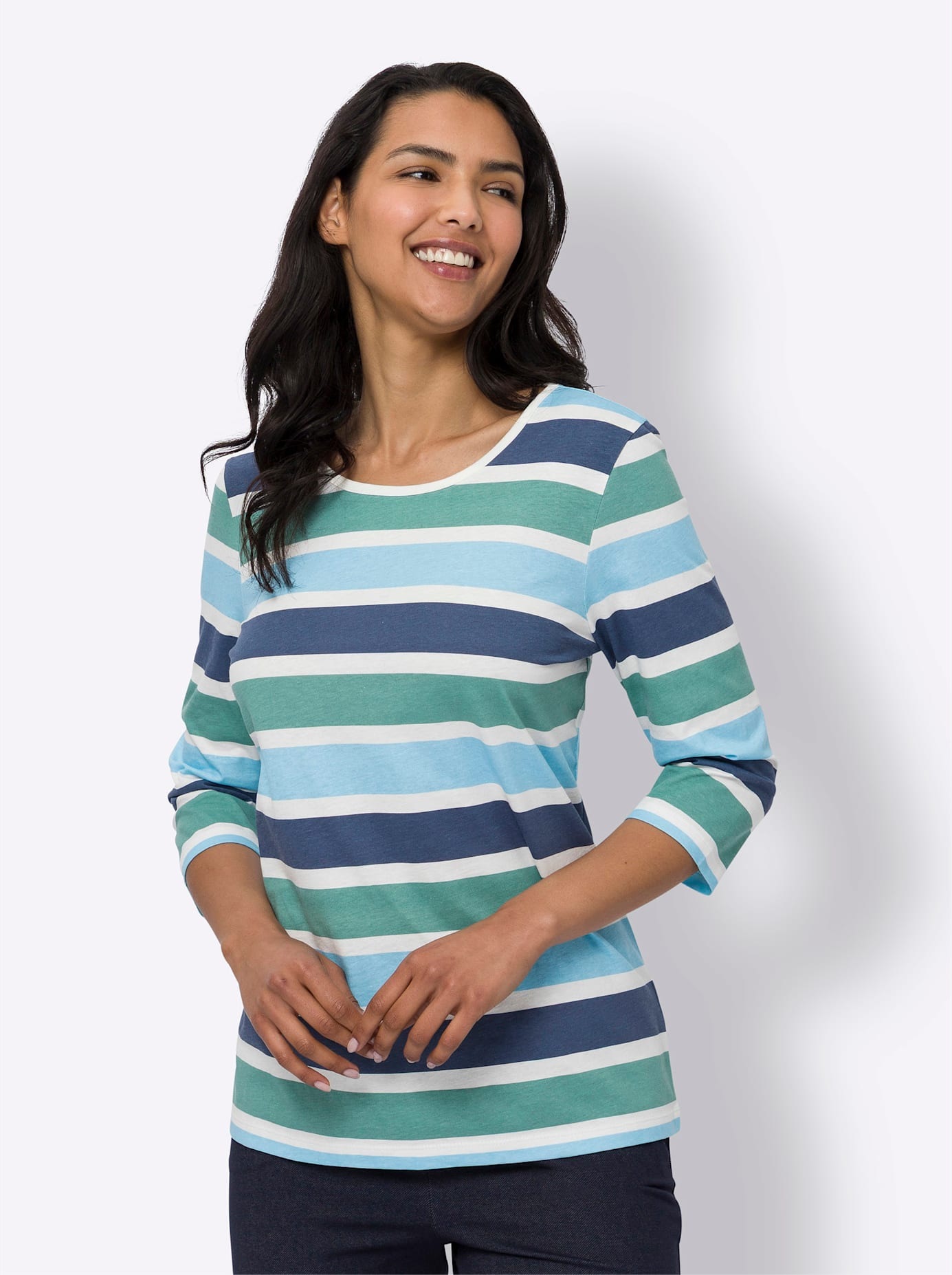 3/4-Arm-Shirt "Freizeitshirt", (1 tlg.) günstig online kaufen