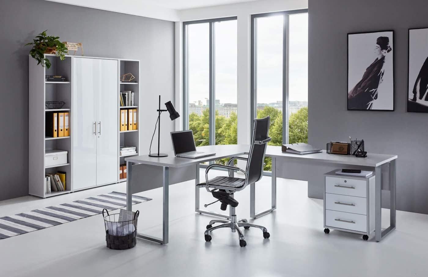 BMG Möbel Büromöbel-Set »Tabor Office 3«, (Set, 6 tlg.)
