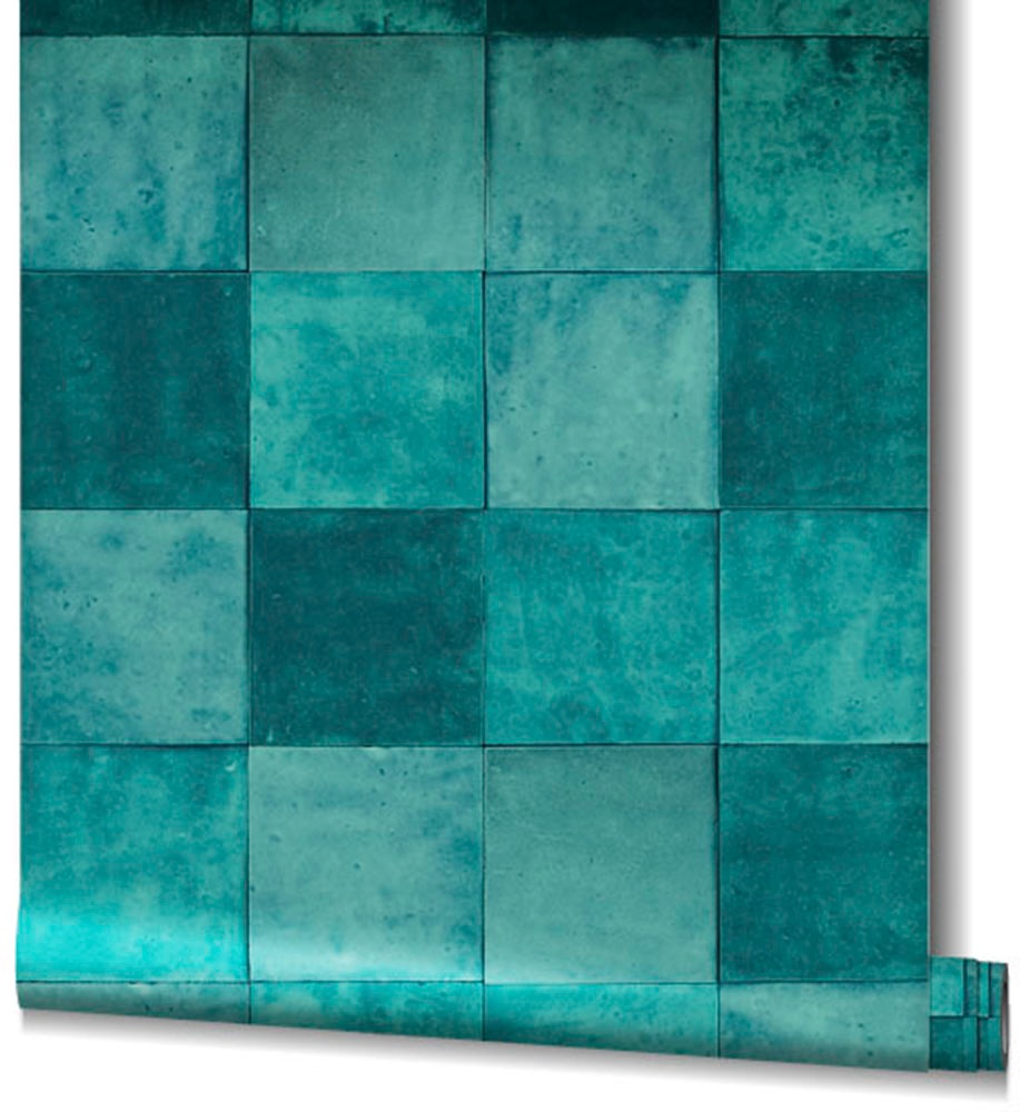Marburg Fototapete »Tile«, matt, moderne Tapete für Wohnzimmer Schlafzimmer Küche