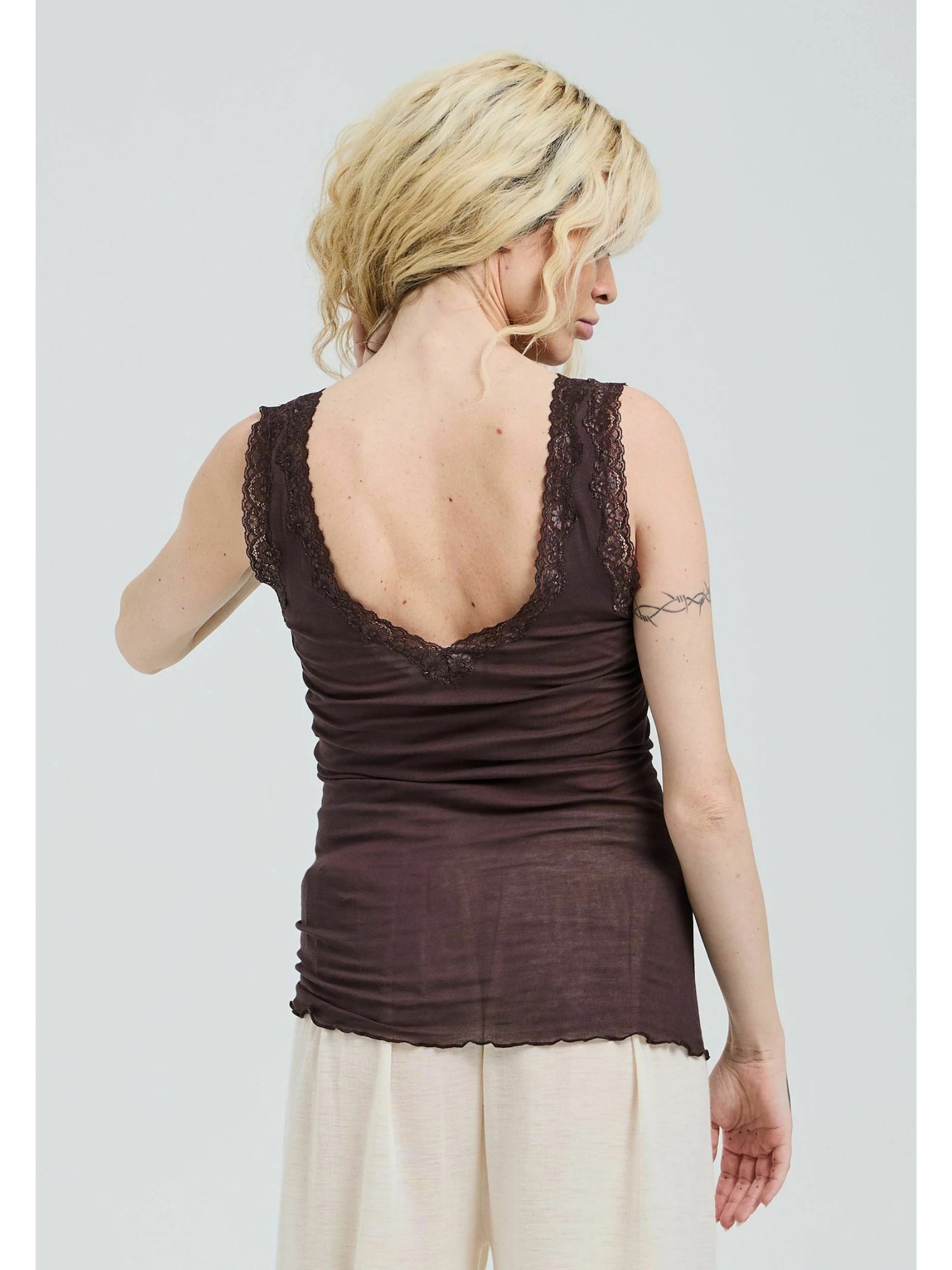 Thumbnail - Seamless Basic Funktionstop "Seamless Basic Top Cotton Lacey"