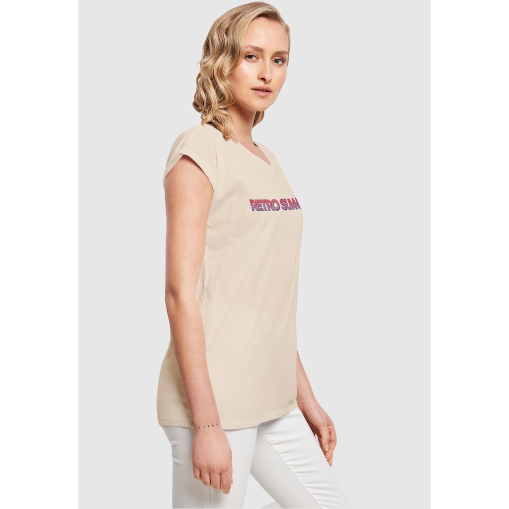 Merchcode T-Shirt »Merchcode Damen Ladies Summer - Retro T-Shirt«, (1 tlg.)