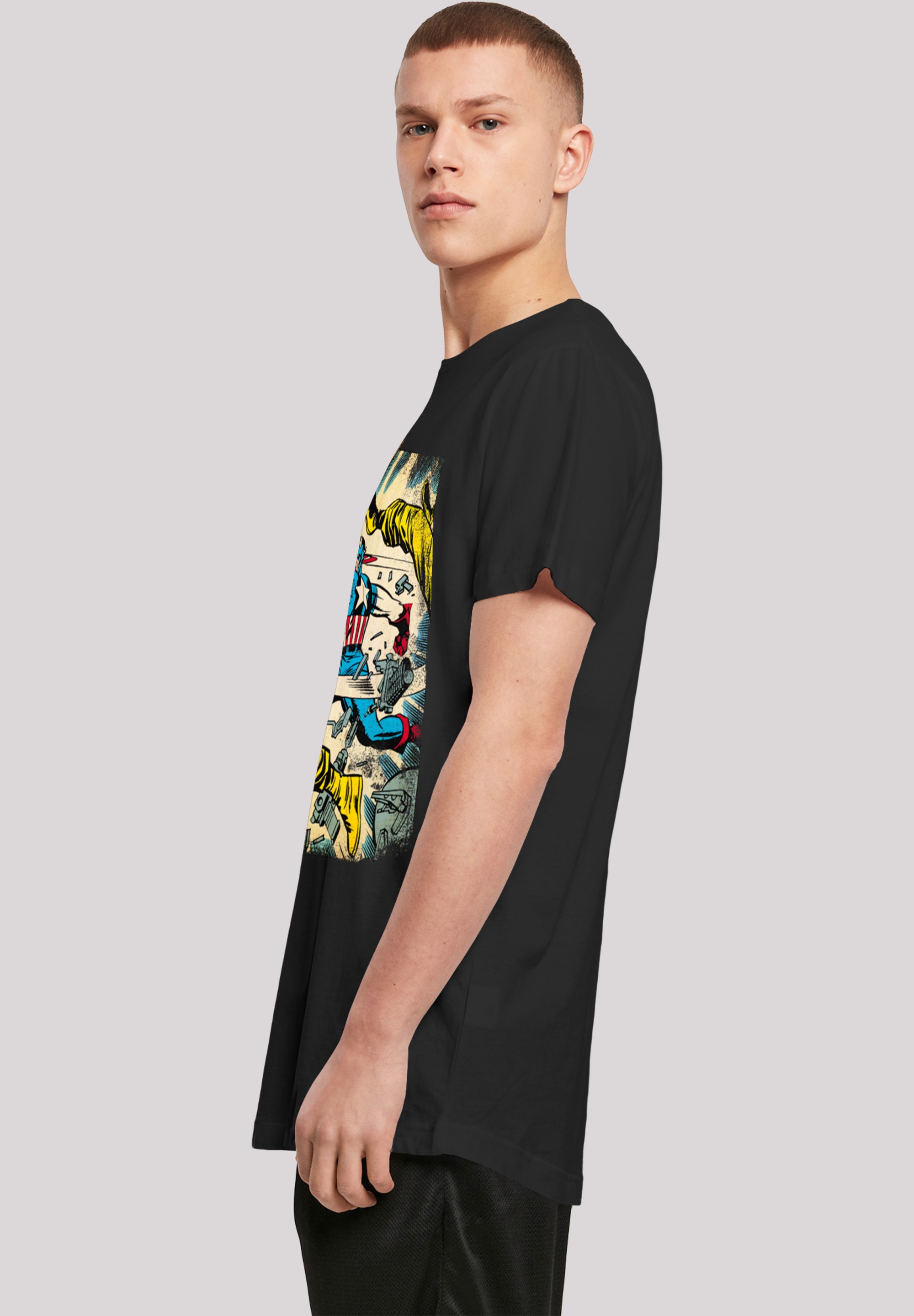 F4NT4STIC T-Shirt »Marvel Captain America Spang«, Print
