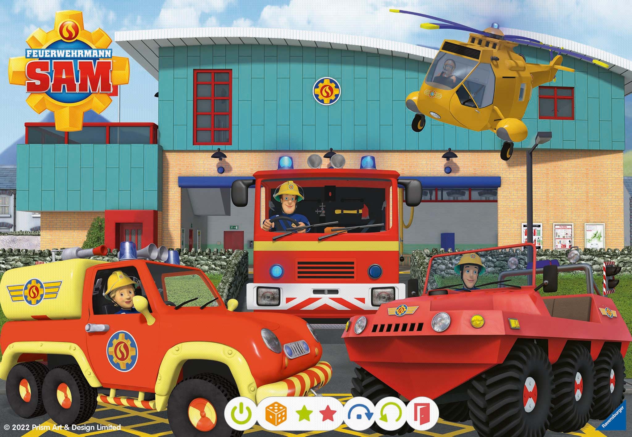 Ravensburger Puzzle »tiptoi® Puzzle für kleine Entdecker: Feuerwehrmann Sam«, Made in Europe, FSC® - schützt Wald - weltweit