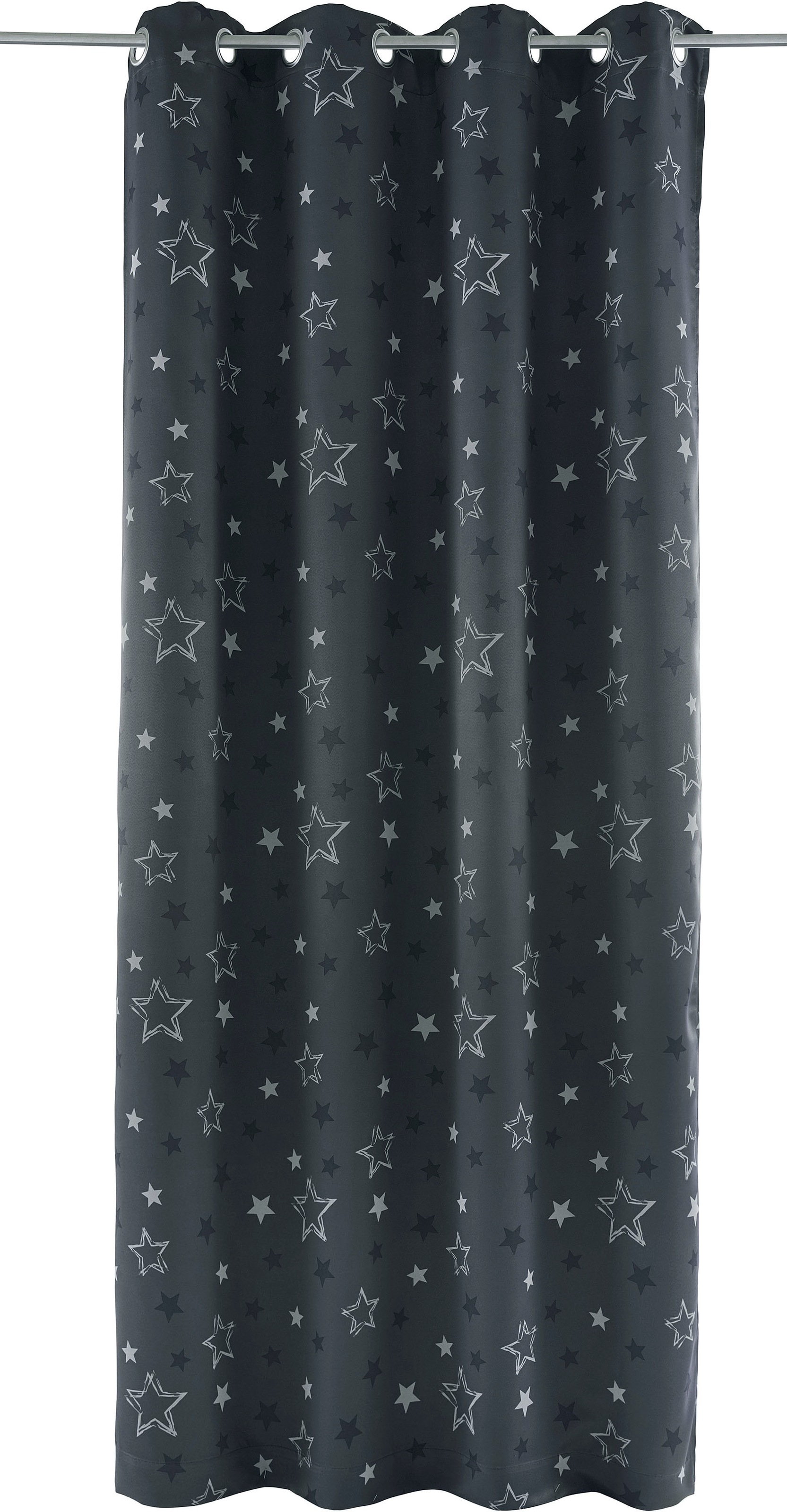my home Vorhang "STARRY" Ösen 1 Stk. tlg. bedruckt, blickdicht, verschieden günstig online kaufen