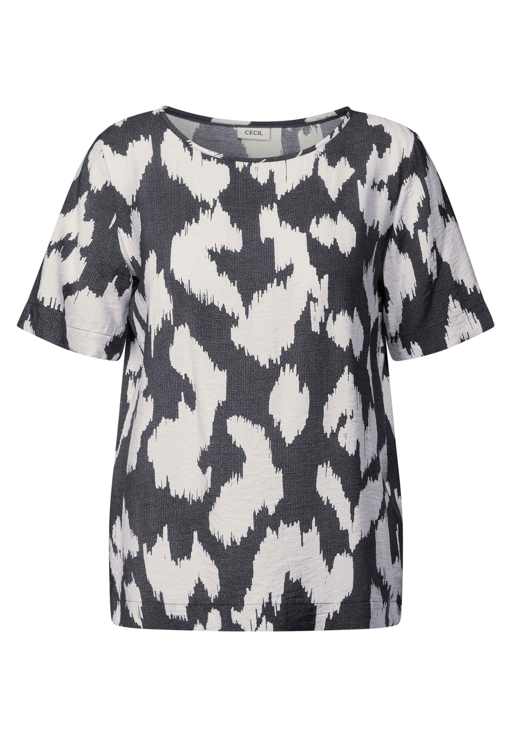 Cecil Shirtbluse, mit Rundhalsausschnitt