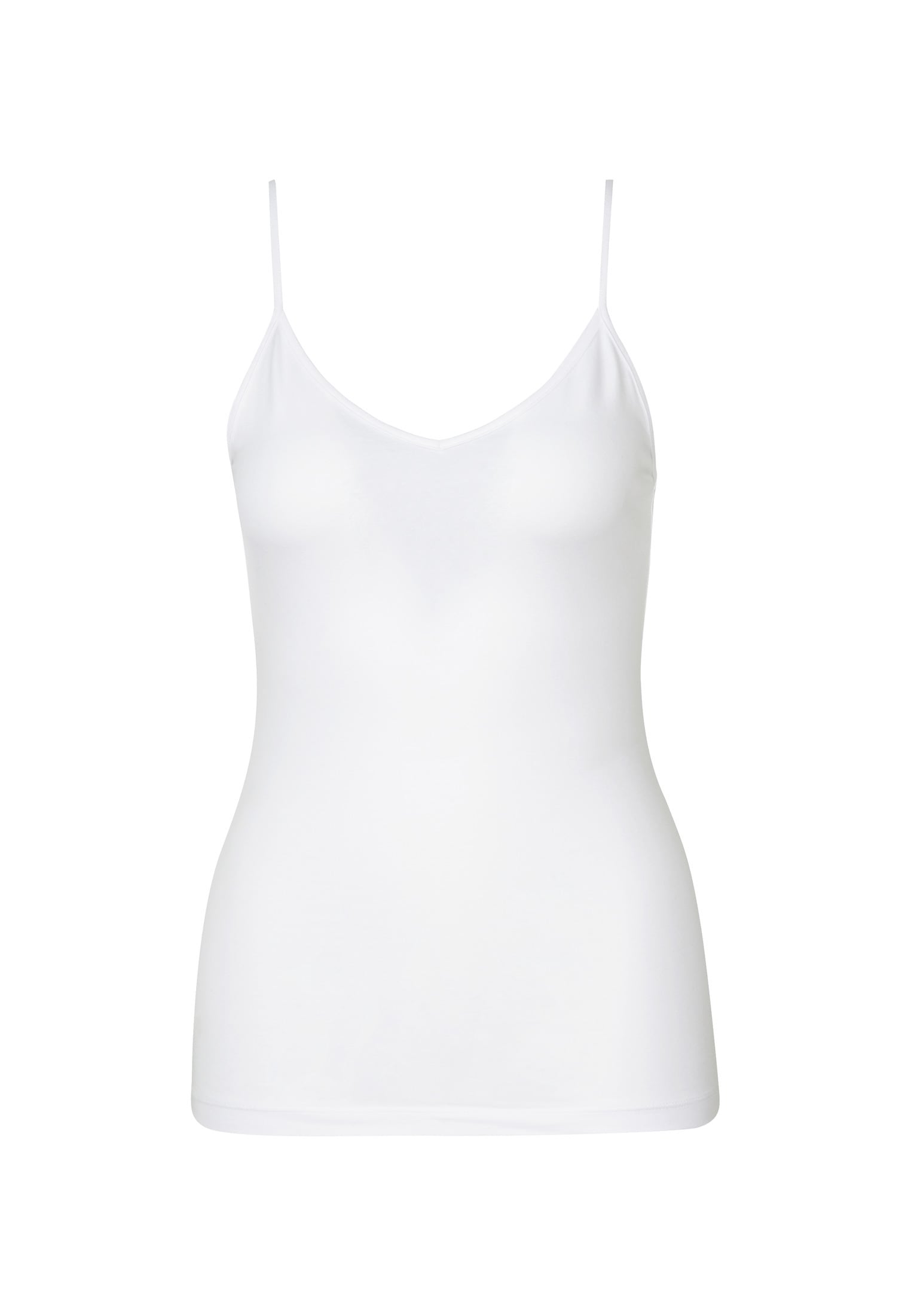 seidensticker Trägertop »Schwarze Rose« Ohne Arm V-Neck Uni