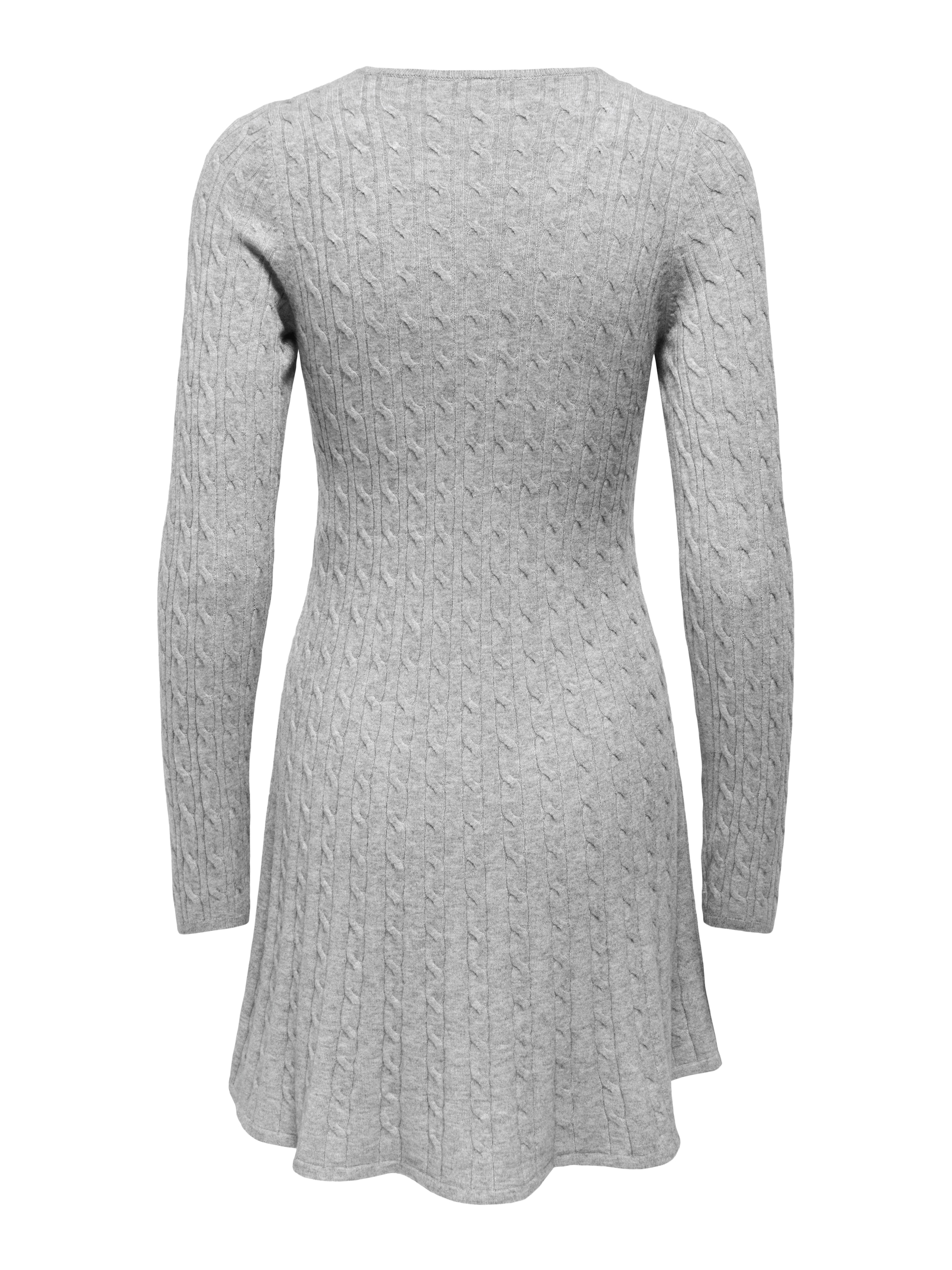 ONLY Strickkleid »ONLIBI LS O-NECK CABLE DRESS CC KNT« Viskosemischung, regular fit