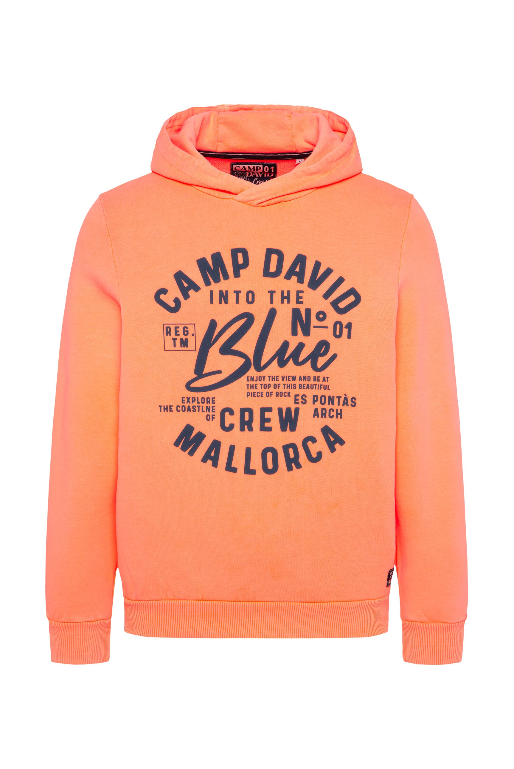 CAMP DAVID Kapuzensweatshirt, aus Baumwolle