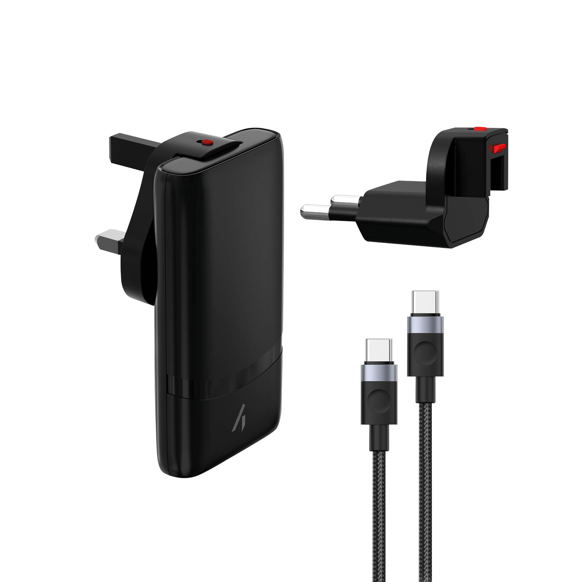 Stealth USB-Ladegerät »Flaches Reisenetzteil / AC-Adapter (65W 2x USB-C Ports)«