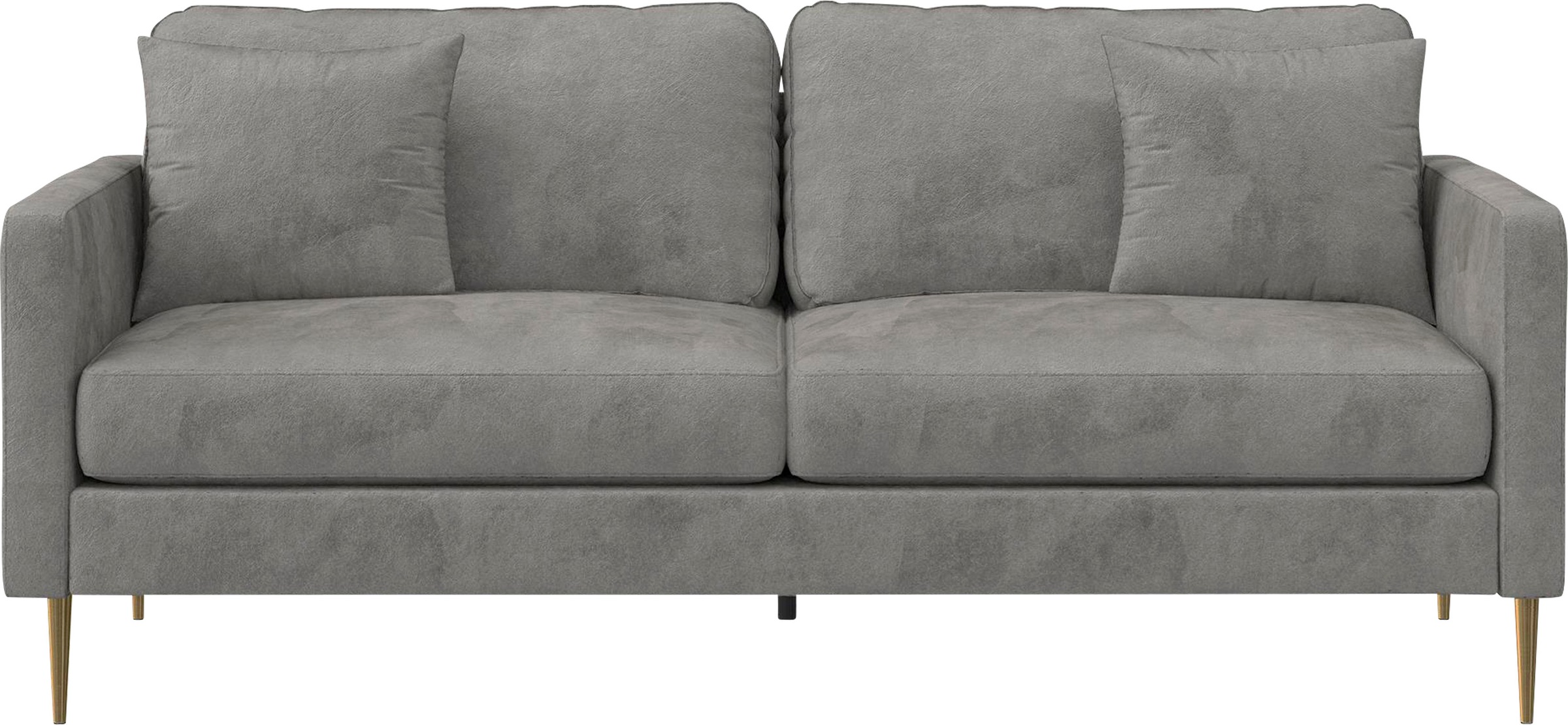 Dorel Home 3-Sitzer "Highland" pflegeleichter Veloursbezug, Sitz und Rücken gepolstert, Sitzhöhe 46cm