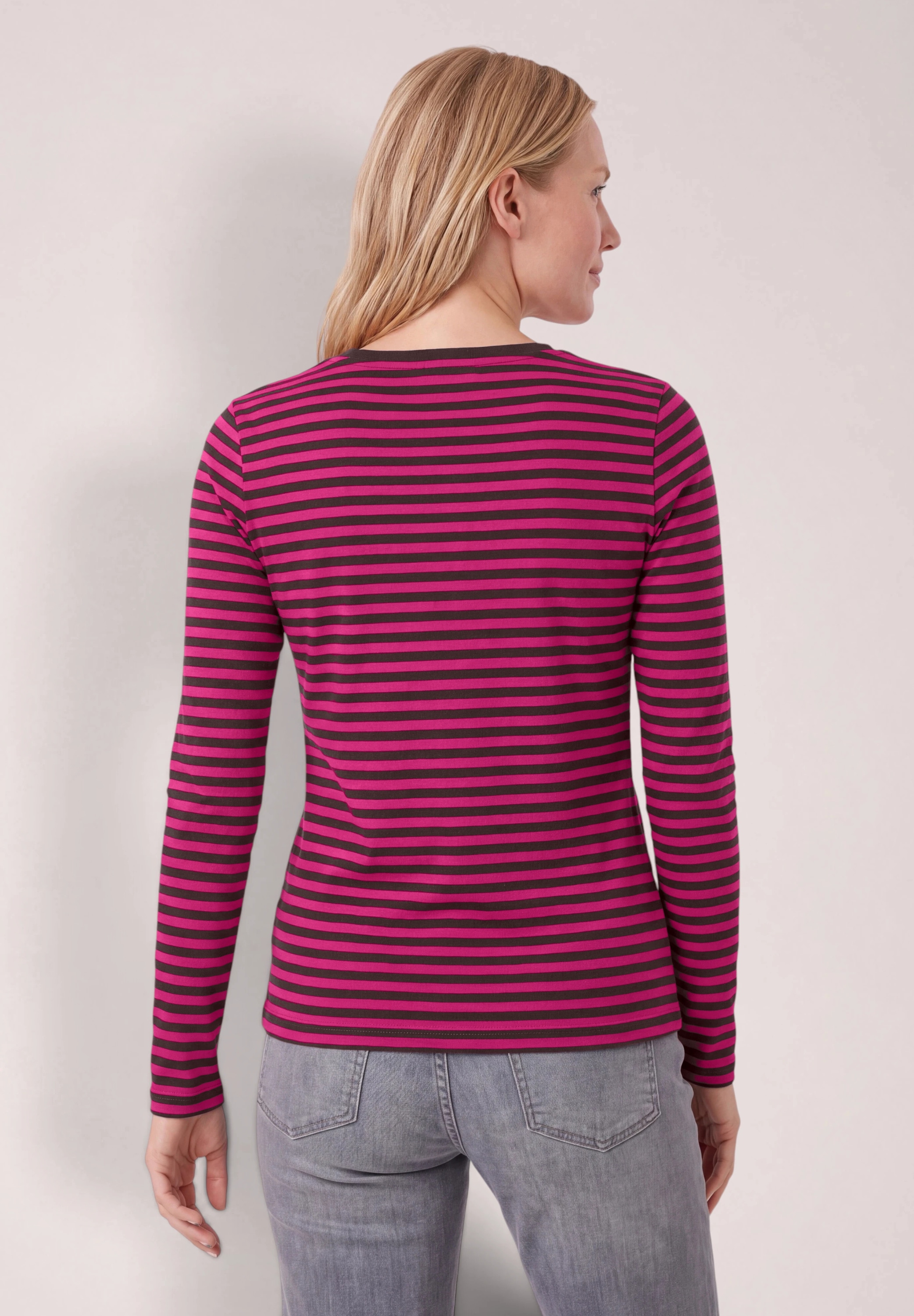 Cecil Langarmshirt im Streifendesign