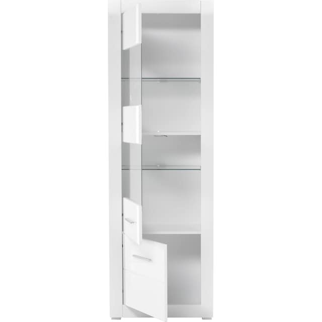 Vitrine »BIANCO«, Höhe 198 cm mit Glaseinsatz online kaufen | BAUR